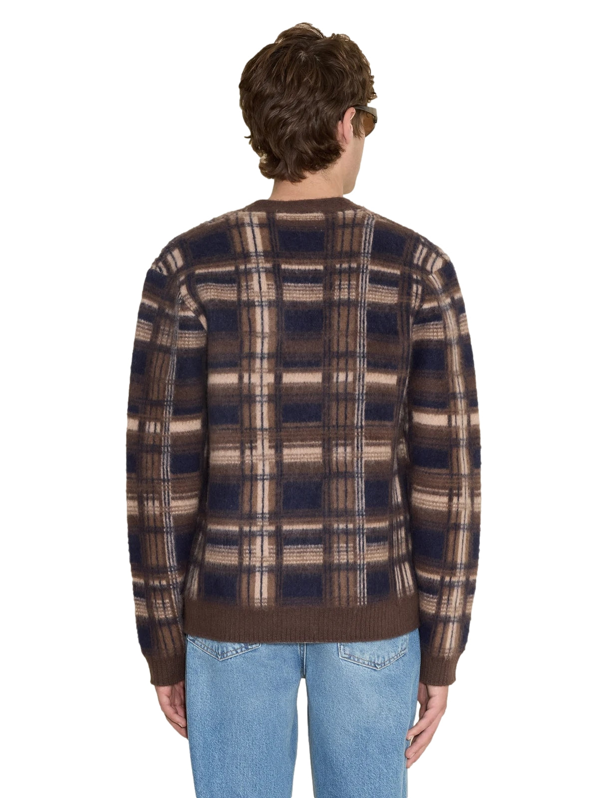 Holzweiler Covert Check Cardigan Cardigan Brun Mønster - modostore.no