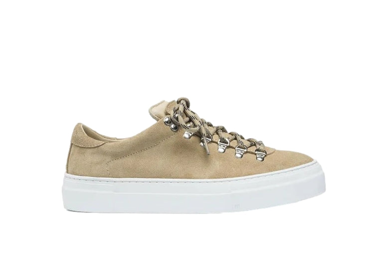 Diemme Marostica Low Platform Sesame Suede Sko Beige - modostore.no