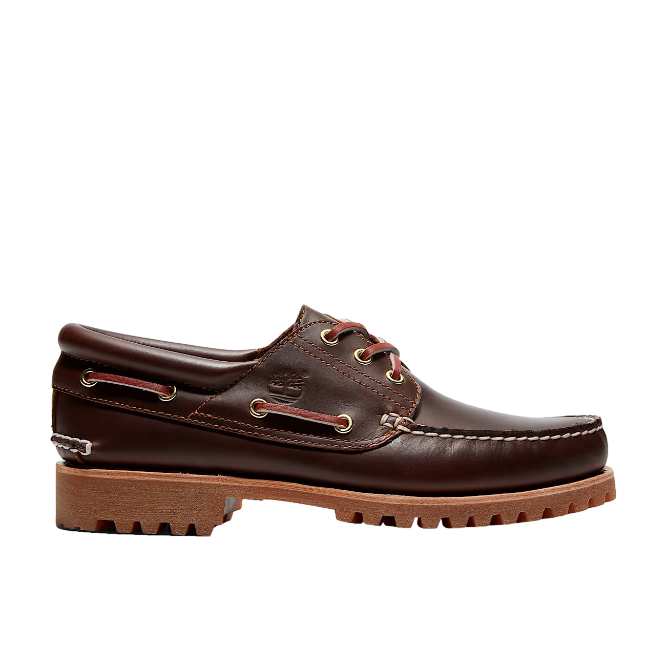 Timberland Authentic 3-Eye Lug Boat Shoe Brown Sko Mørkebrun