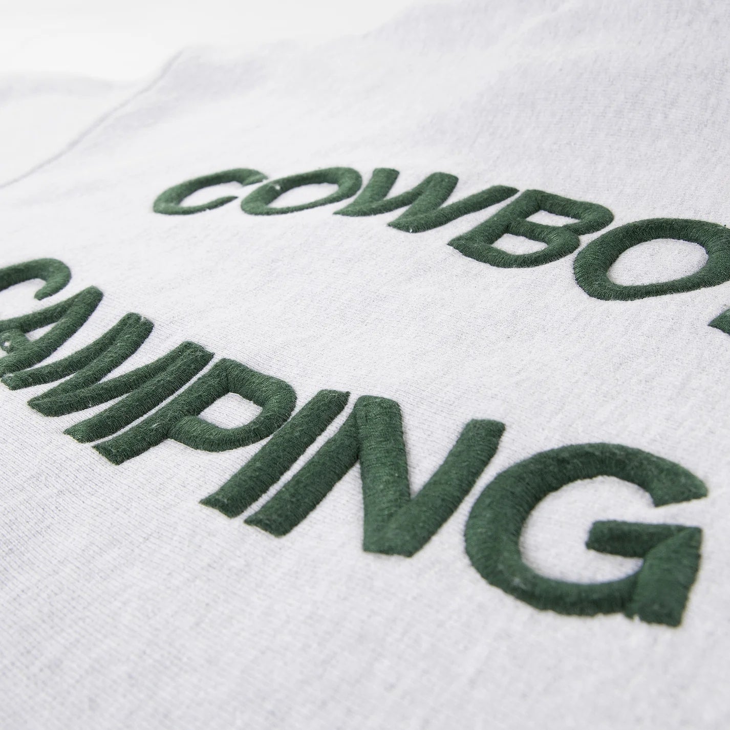 PAL Cowboy Camping Hoodie Hettegenser Lysegrå - modostore.no