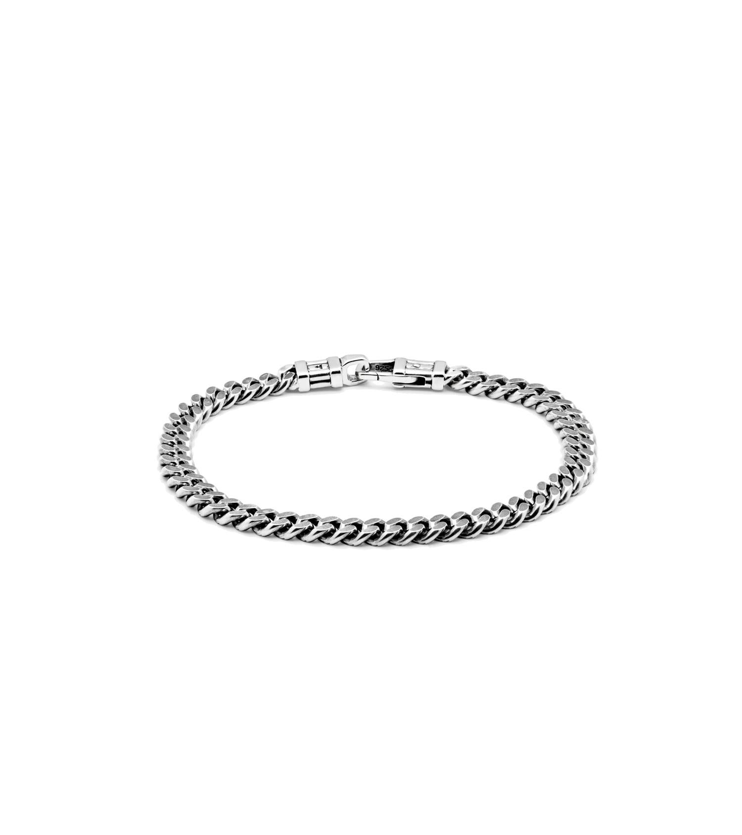 Tom Wood Curb Bracelet L Armbånd Sølv - modostore.no