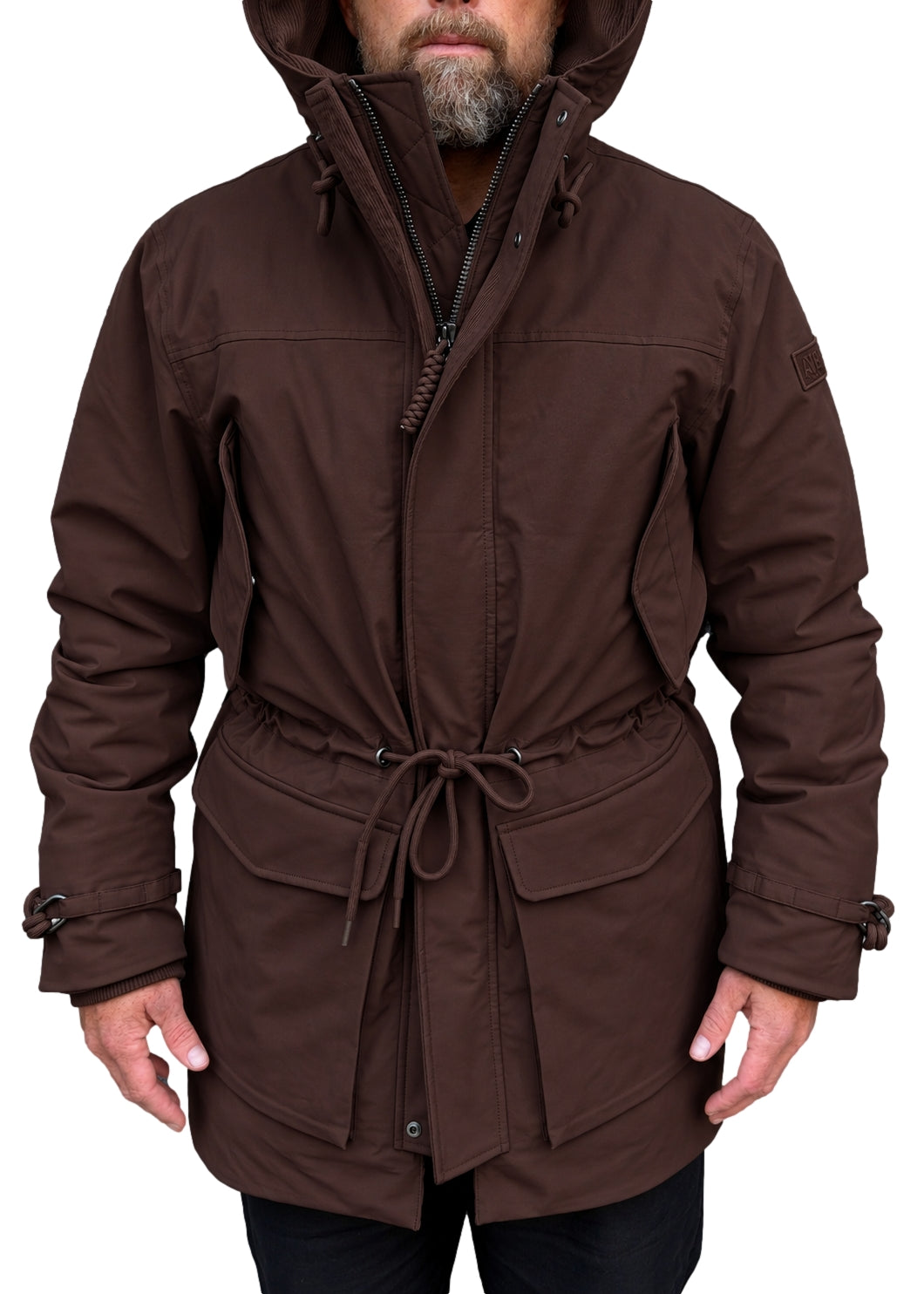 AYEN Insulated Parka Jakke Brun