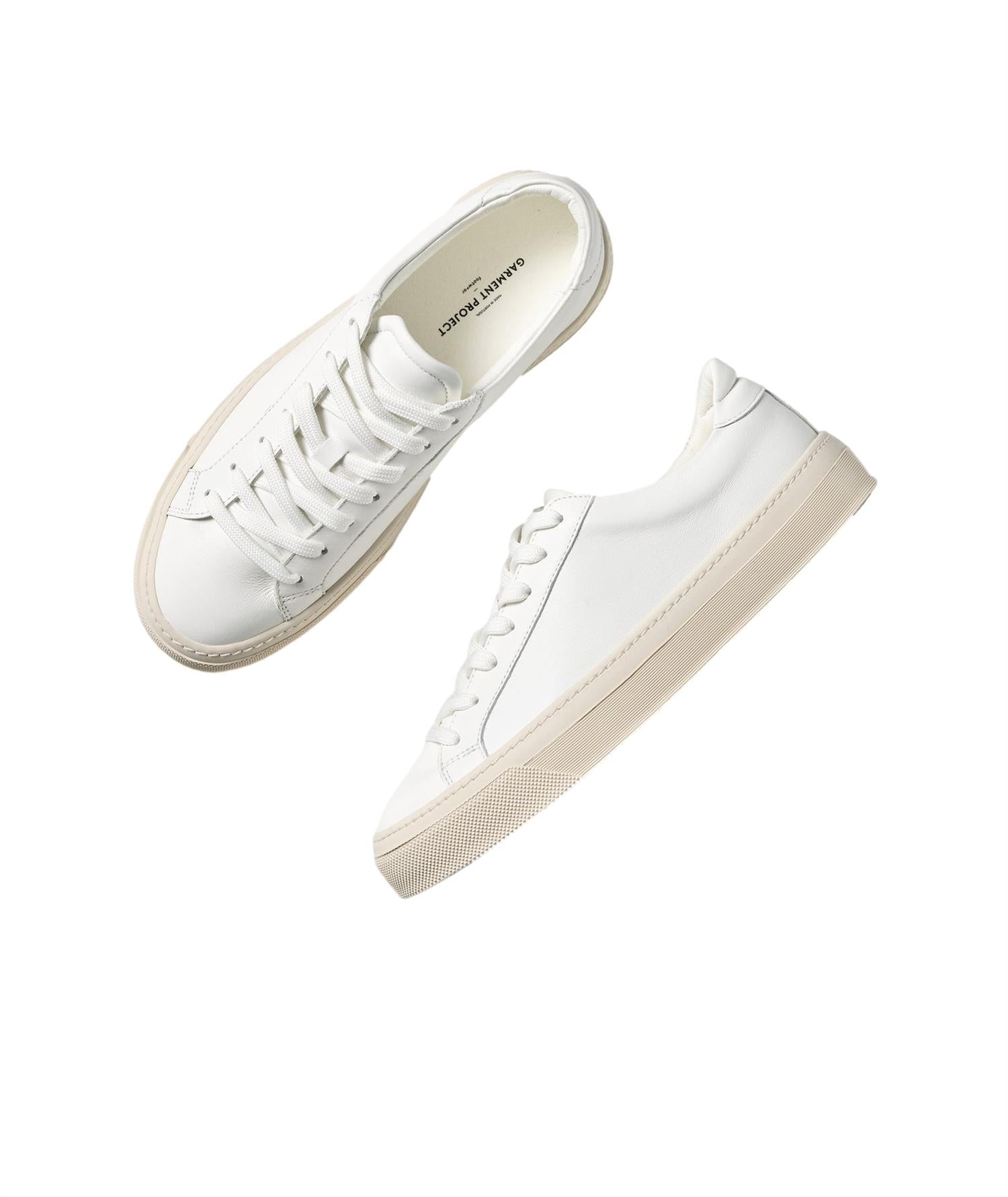 Garment Project Kit - White Soft Leather Sko Hvit