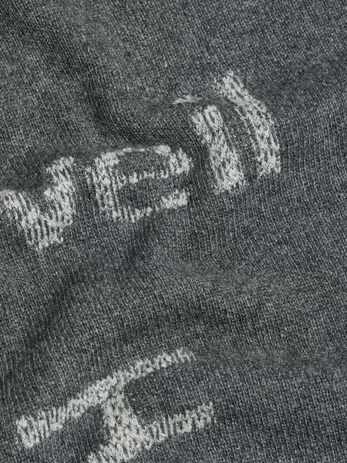 Holzweiler Haza Logo Crew Crewneck Grå