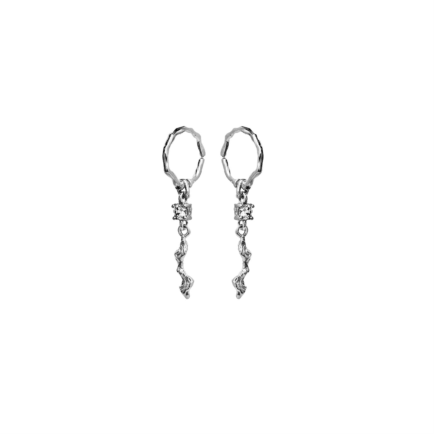 Maanesten Como earring Øredobber Sølv - modostore.no