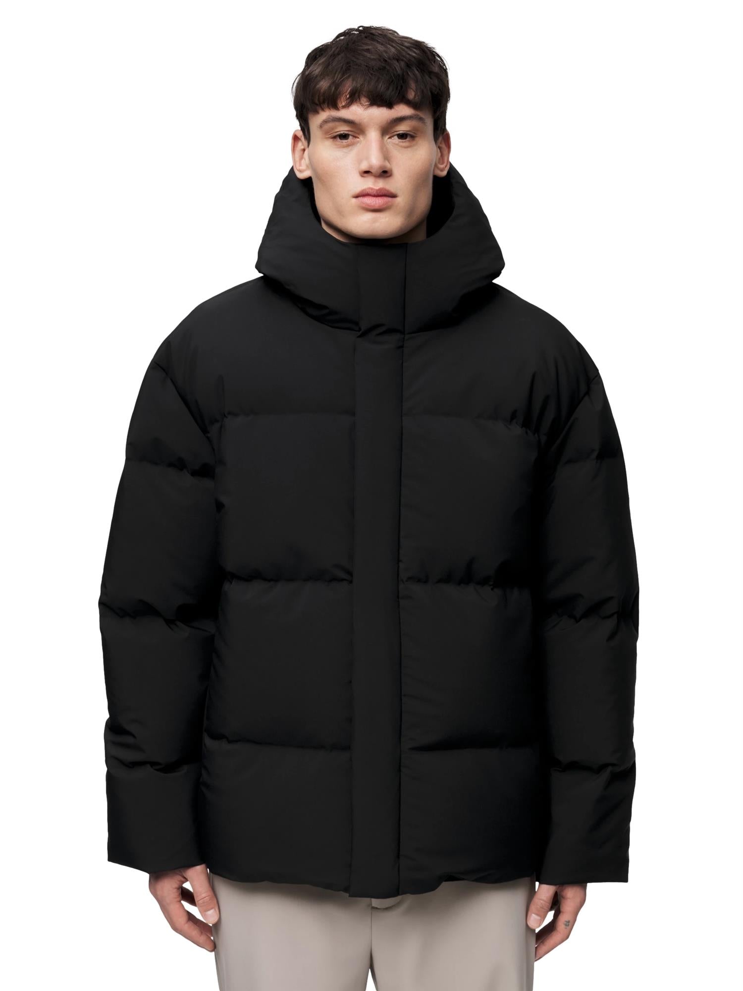 Blæst Grotli Down Jacket Black Jakke Sort