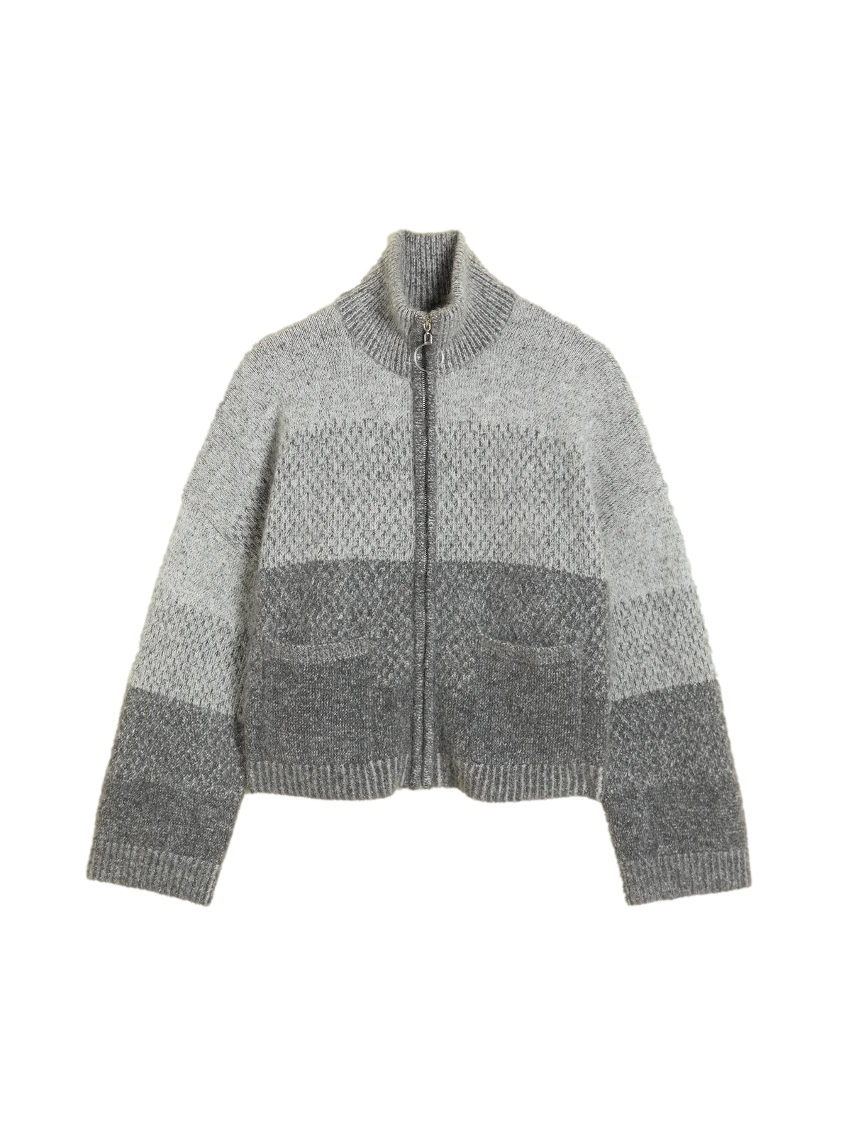 Holzweiler Tine Knit Cardigan Cardigan Grå Mønster - modostore.no