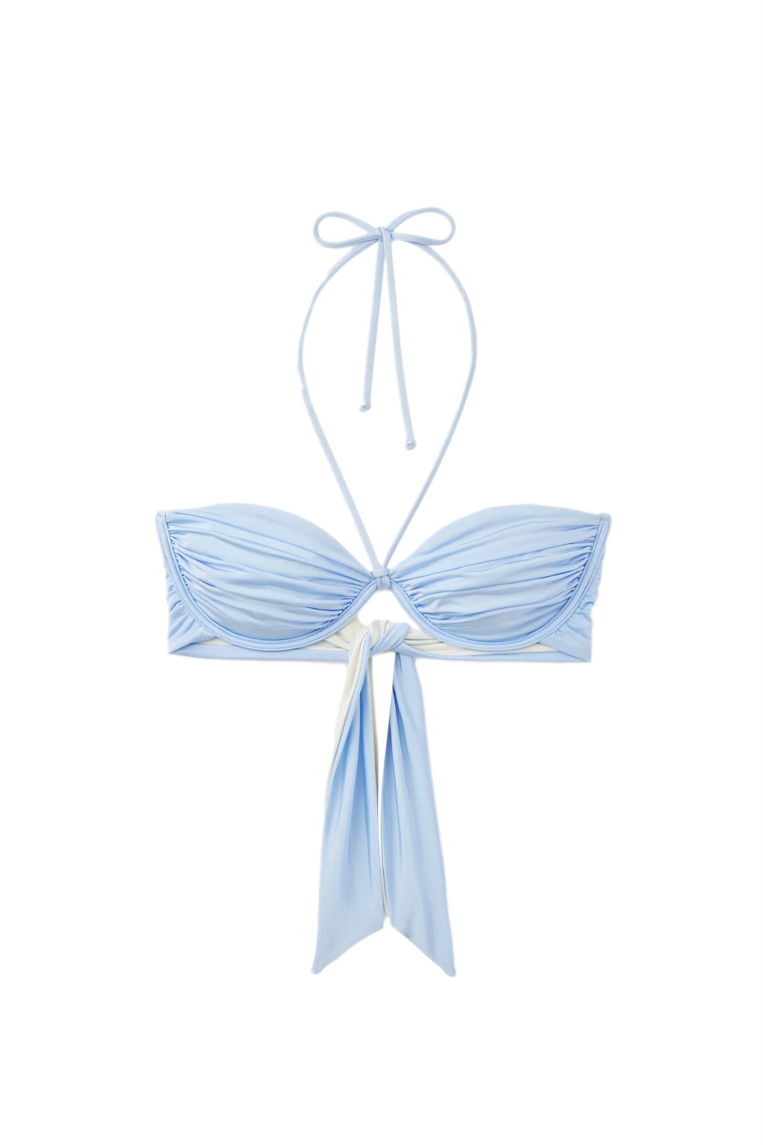 Seaquelle Billow Bikini Top Badetøy Lyseblå