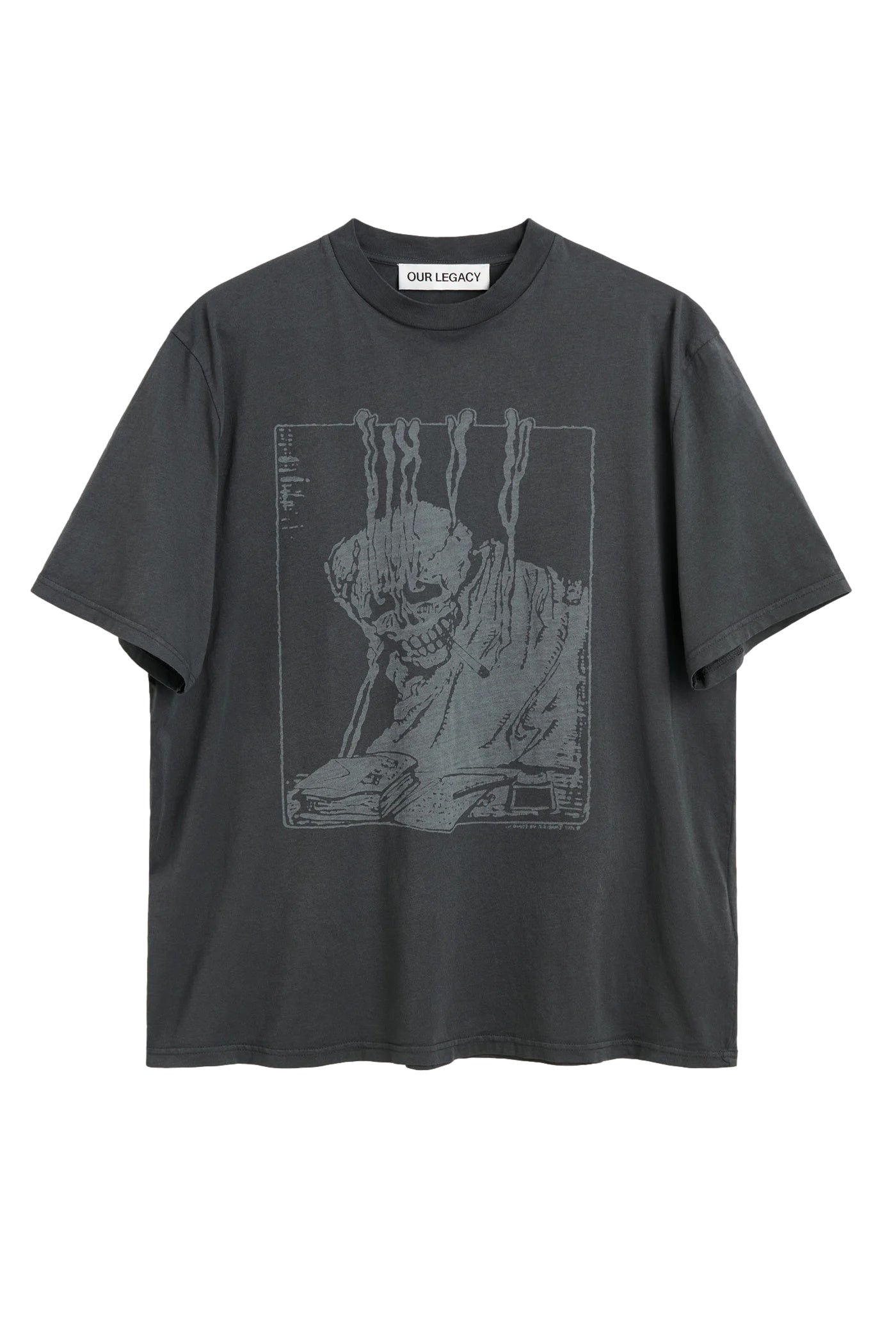 Our Legacy Box T-Shirt T-shirt Grå - modostore.no