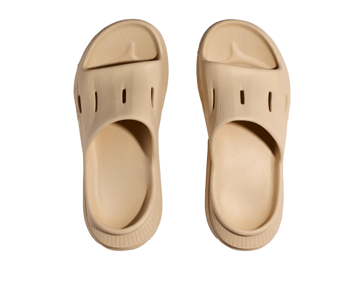 HOKA U Ora Recovery Slide 3 SSSS Sko Beige - modostore.no