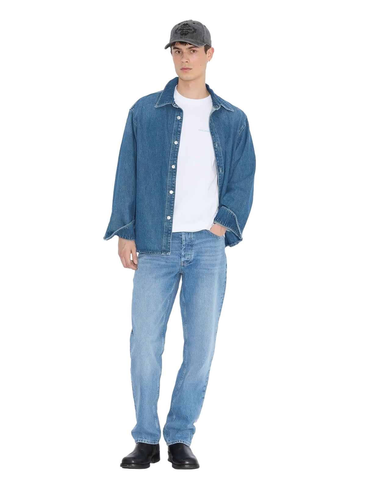 Holzweiler Ranger Sugarsnap Tee T-shirt Hvit - modostore.no