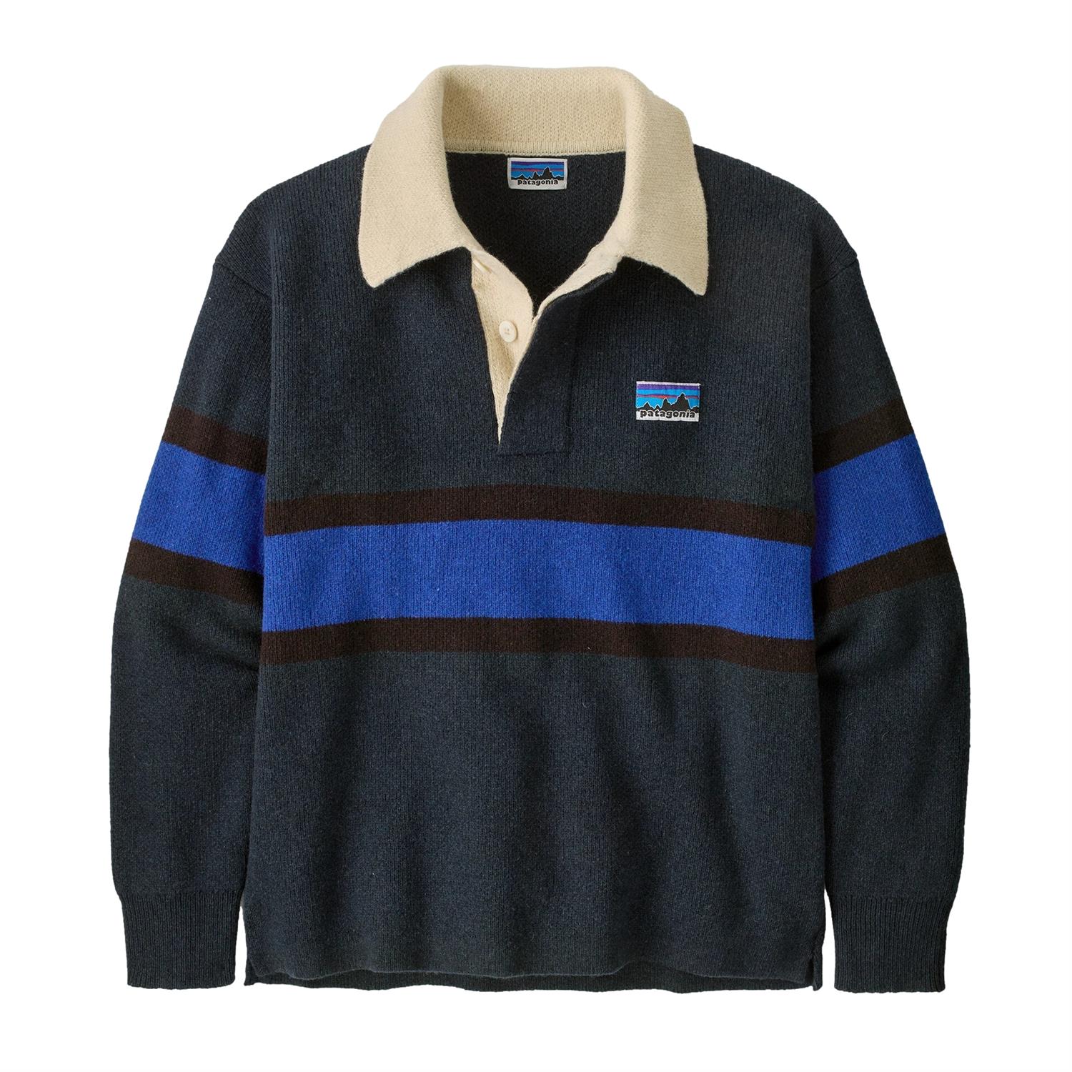 Patagonia Recycled Wool-Blend Rugby Sweater Genser Mørkeblå