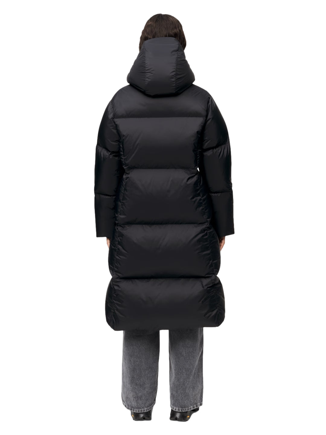 Blæst Aura Lightweight Down Coat Black Jakke Sort