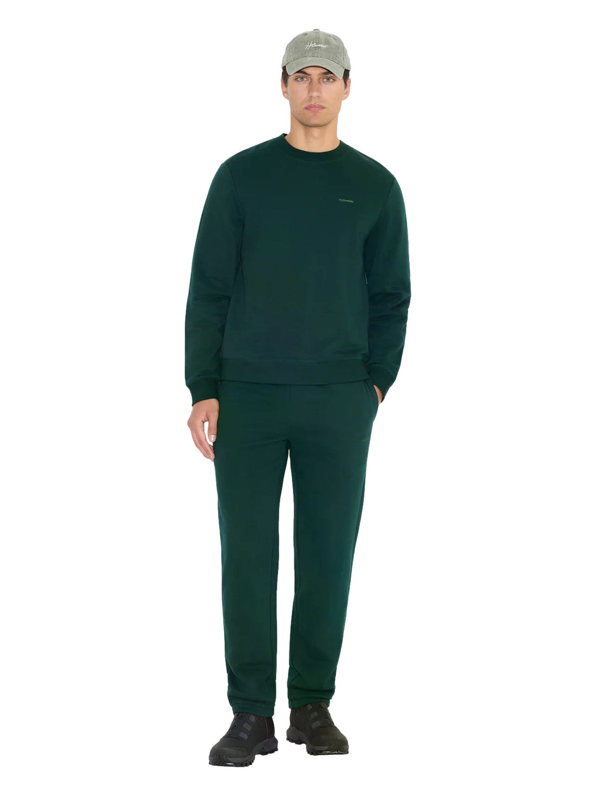 Holzweiler Andrew Crewneck Sweater Genser Flaskegrønn