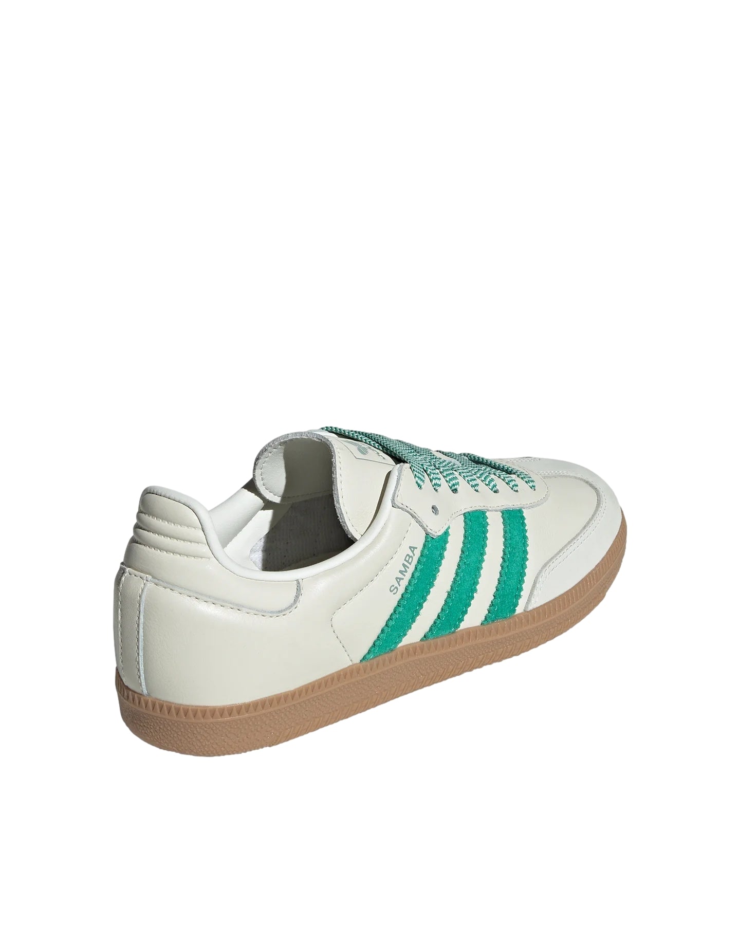 Adidas Samba OG W Sko Off-White/Grønn - modostore.no