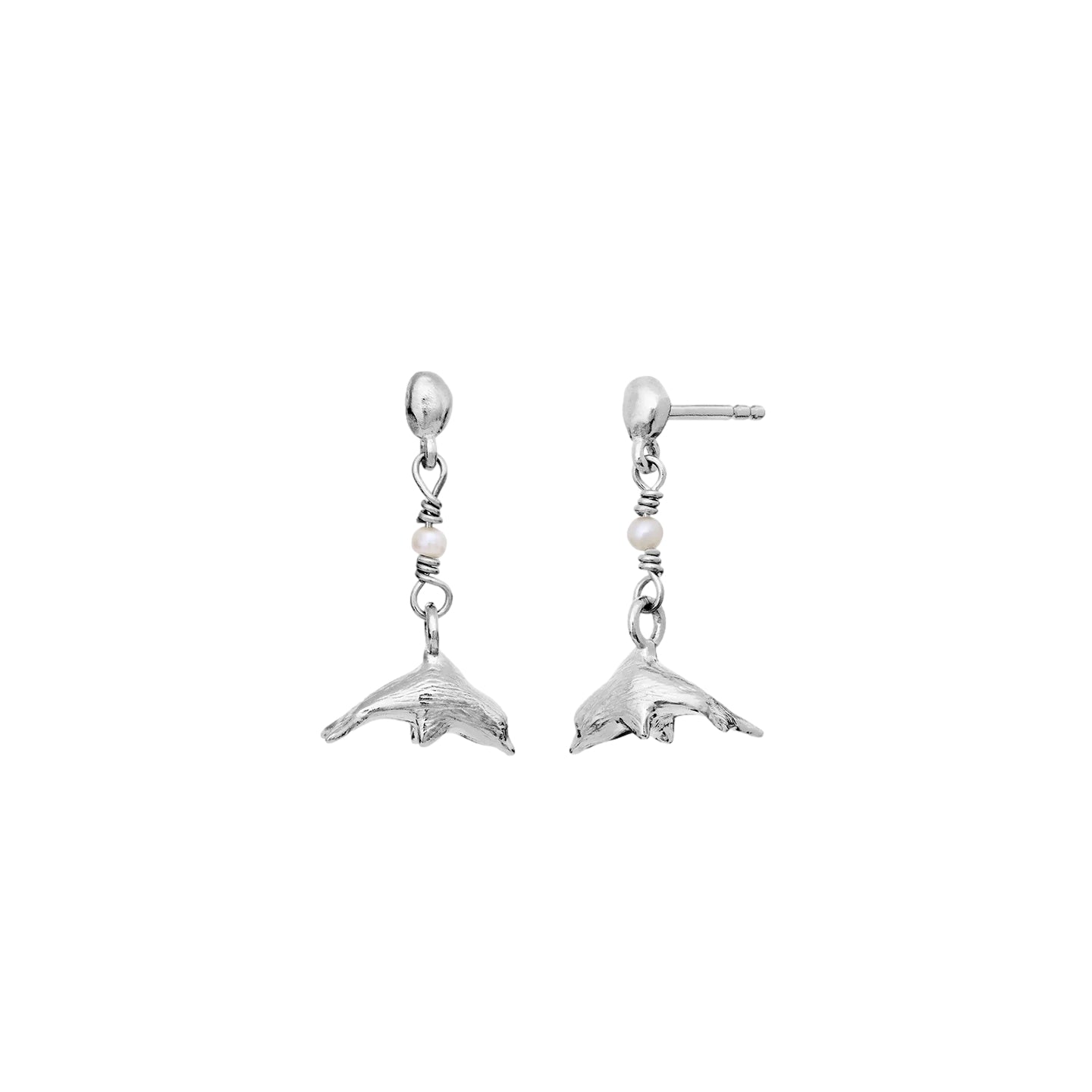 Maanesten Adella Earrings Øredobber Sølv - modostore.no