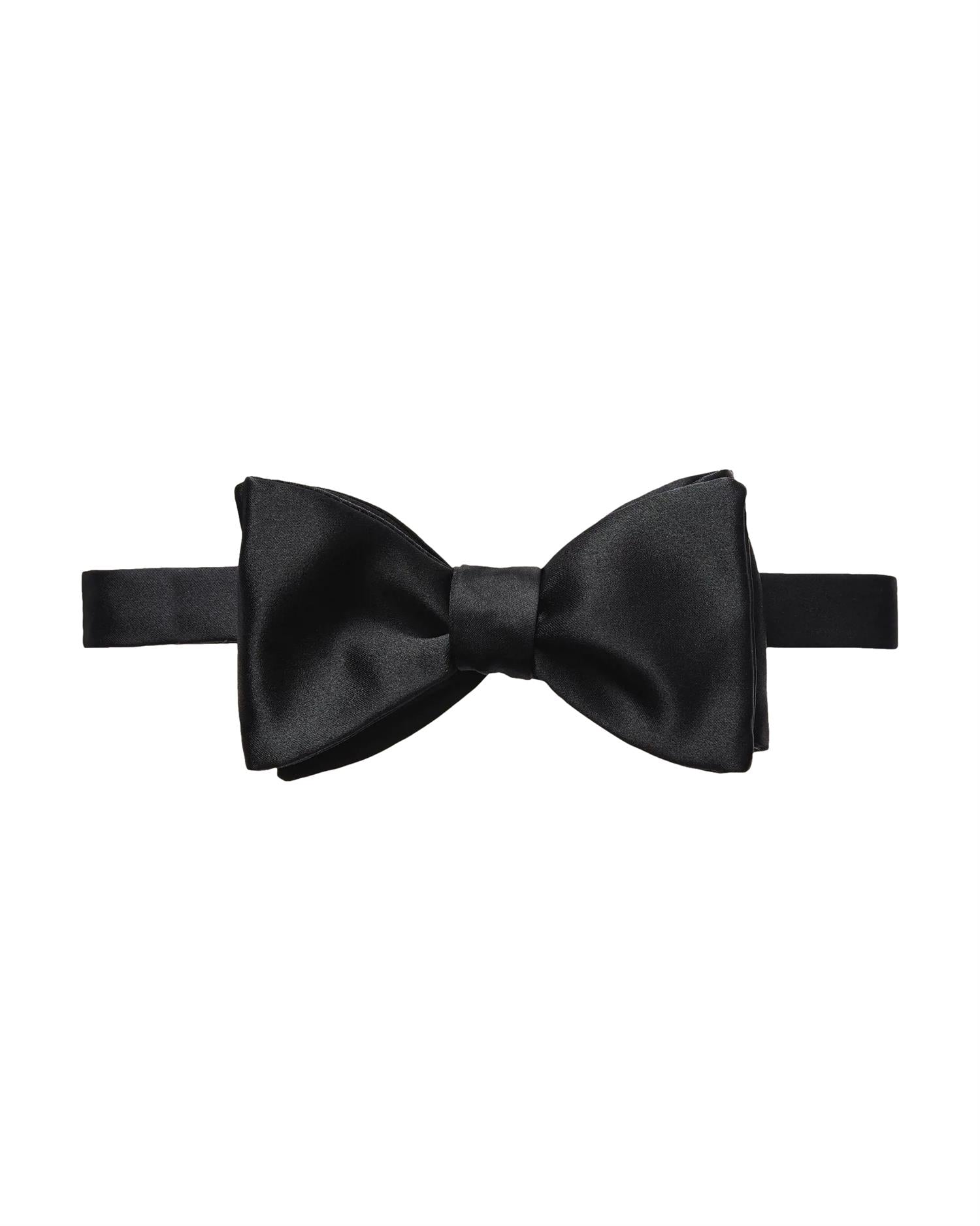 Eton Silk Bow Tie Evening Sløyfe Sort - modostore.no