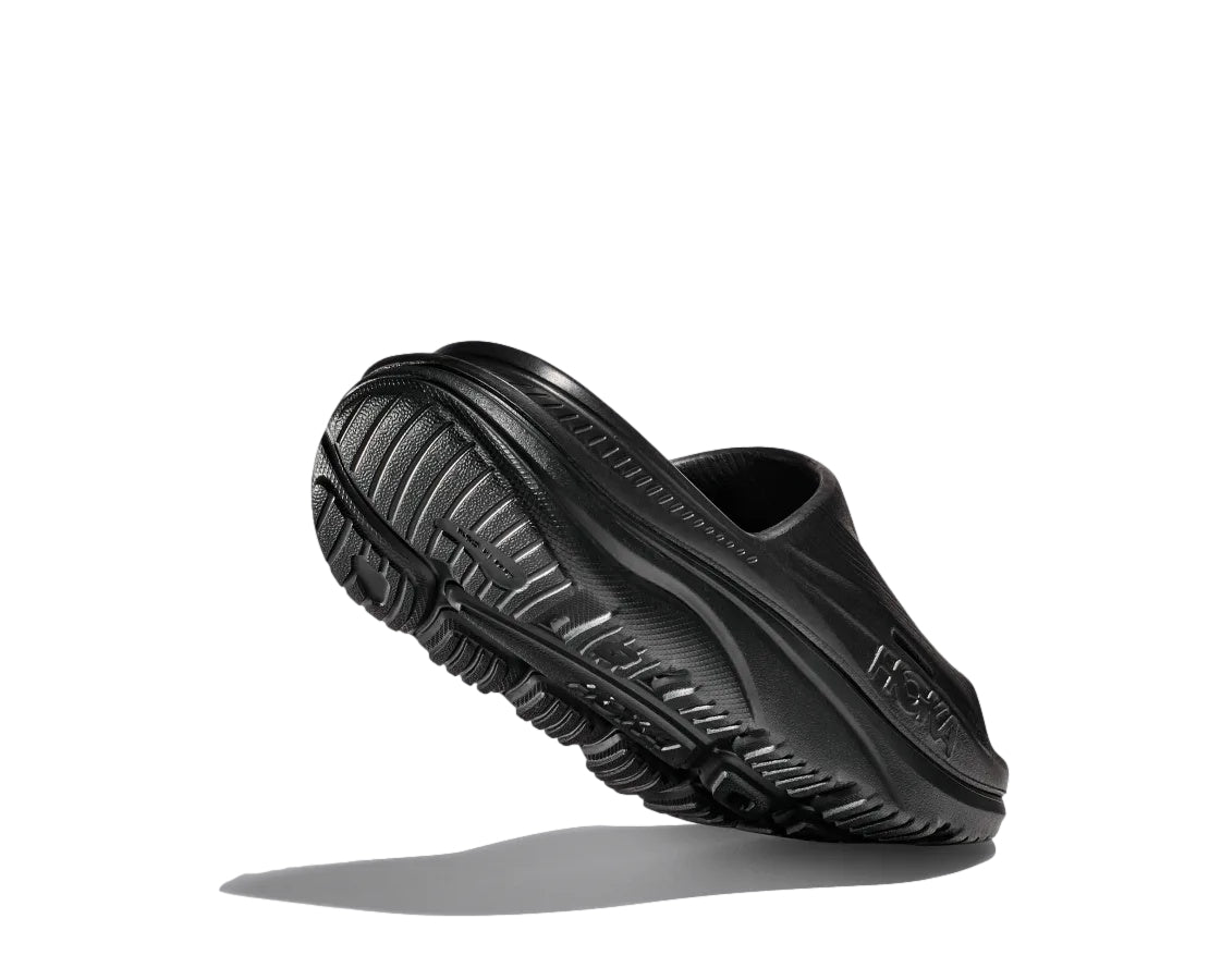 HOKA U Ora Recovery Slide 3 Sko Sort - modostore.no