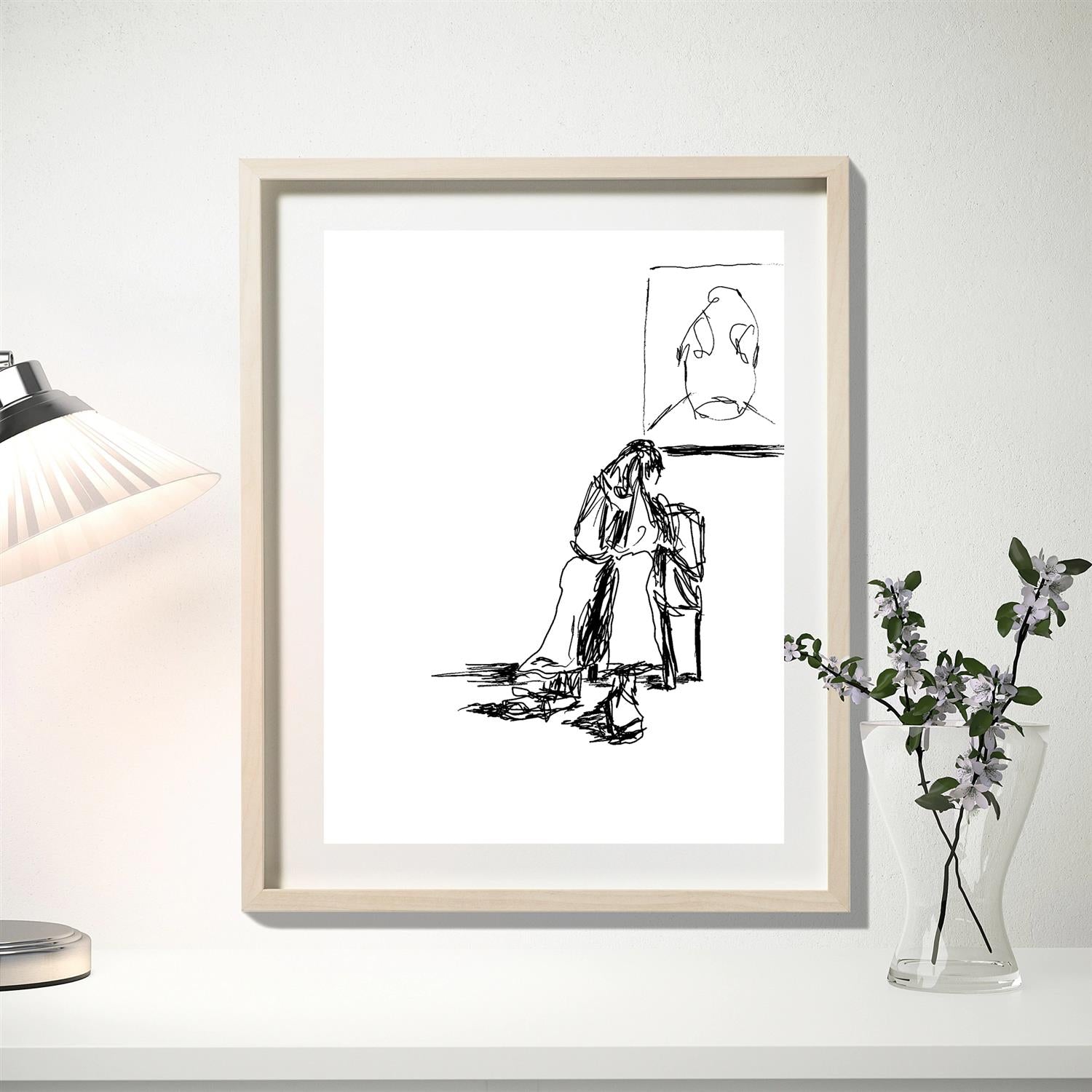 ole-kristian joki haukeberg Sort/hvitt A4 Kunst - modostore.no