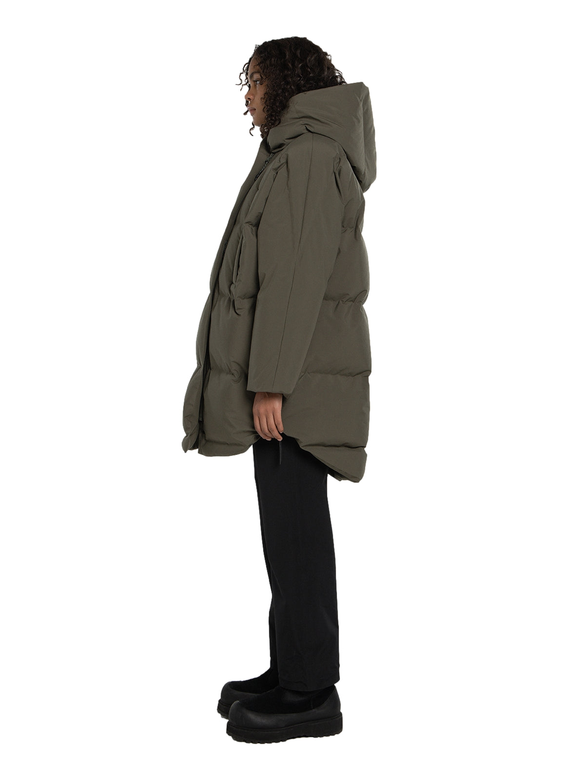 Blæst Spitsbergen Down Jacket Grape Leaf Jakke Oliven