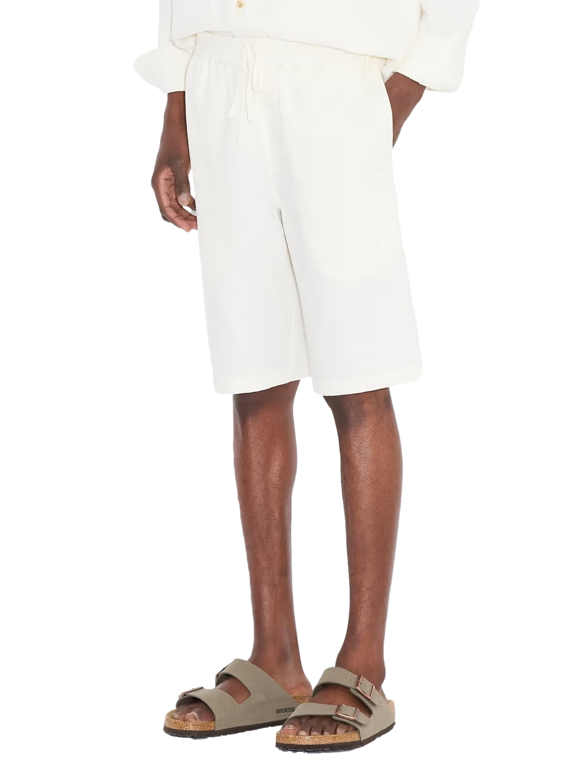 Holzweiler Lian Linen Shorts Shorts Ecru - modostore.no