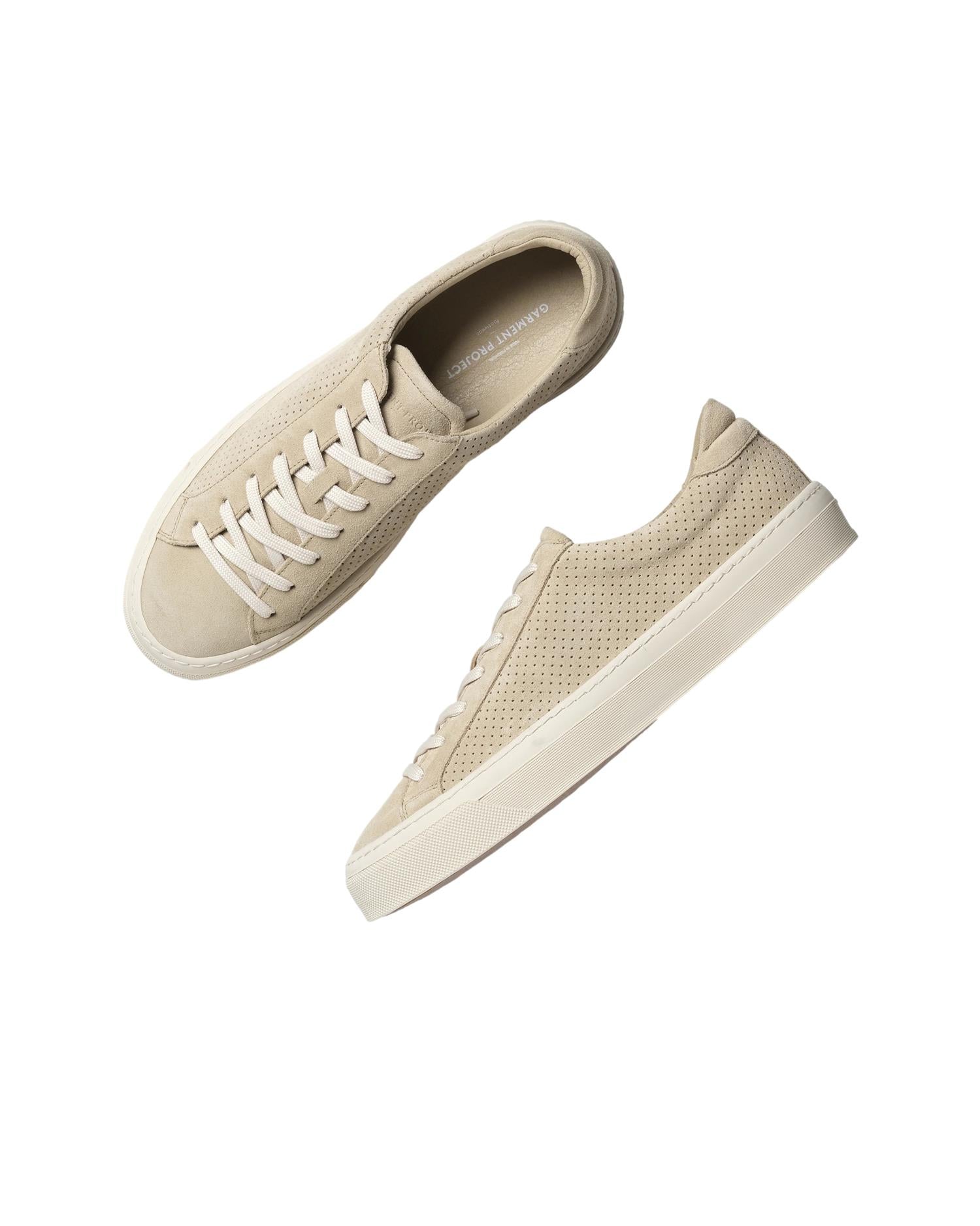 Garment Project Kit - Sand Perforated Suede Sko Sand