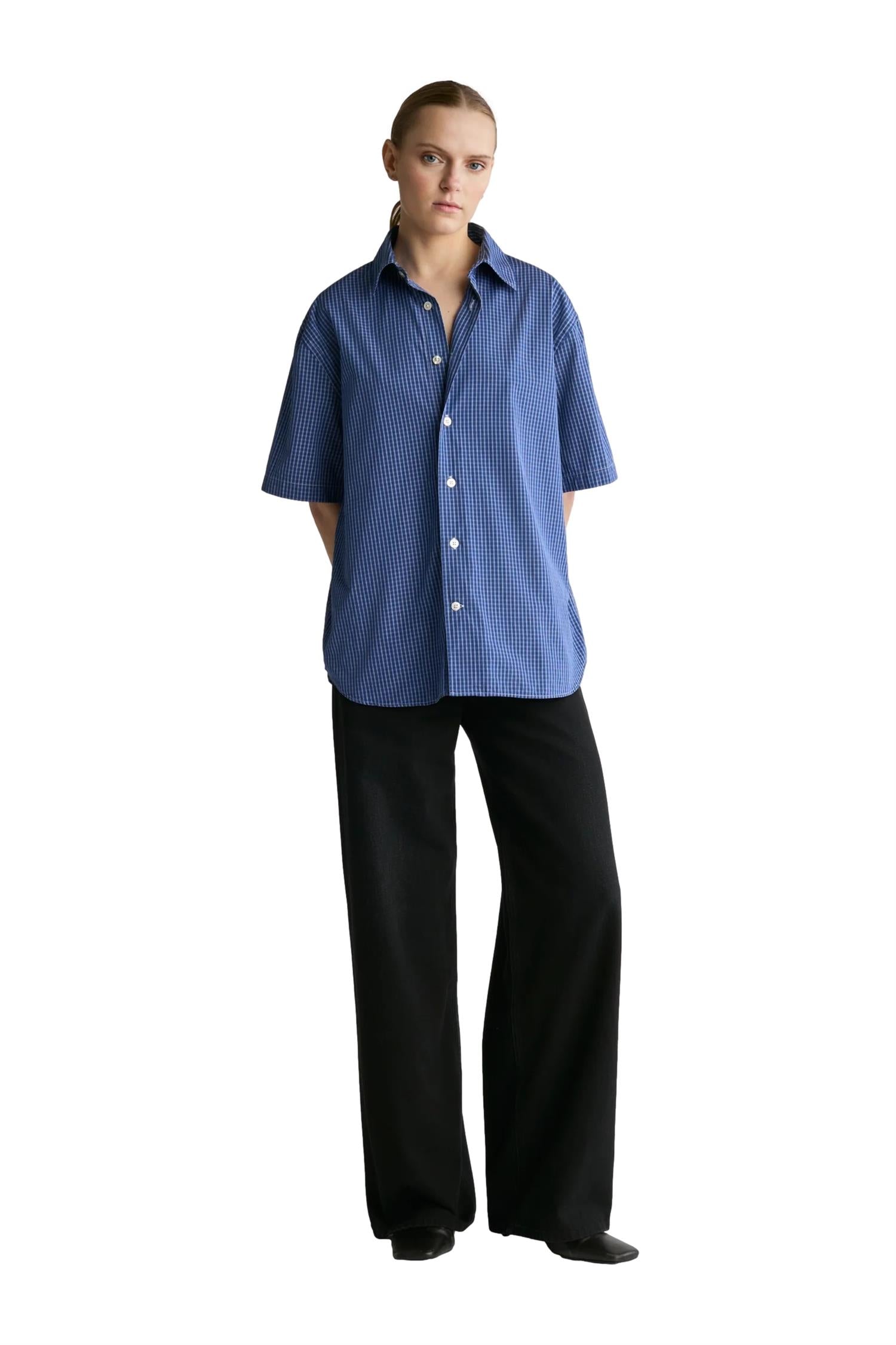 Livid Brass Tee Skjorte Blå - modostore.no