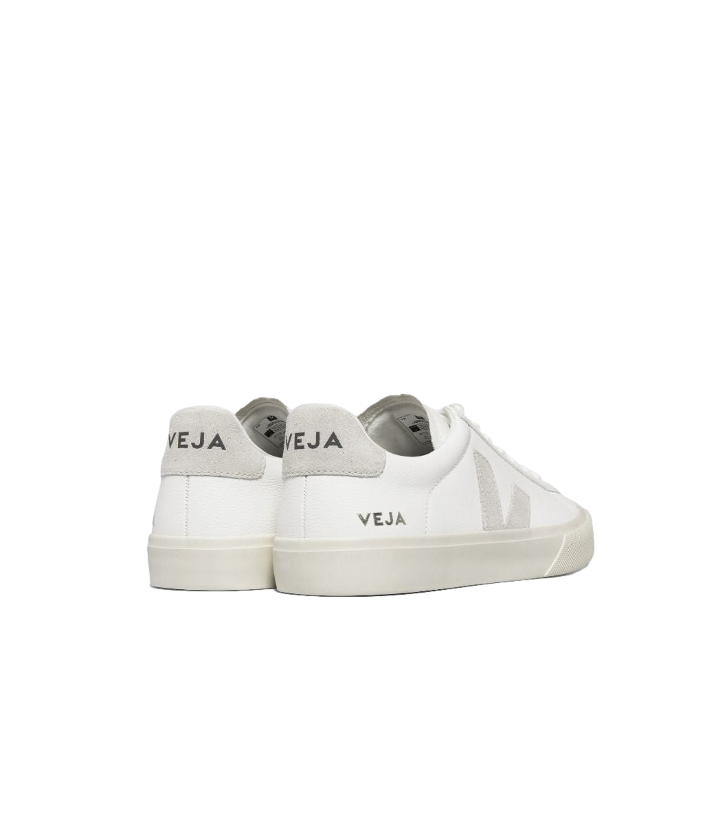 Veja Campo Extra White Natural Suede Sko Hvit Og Beige - modostore.no