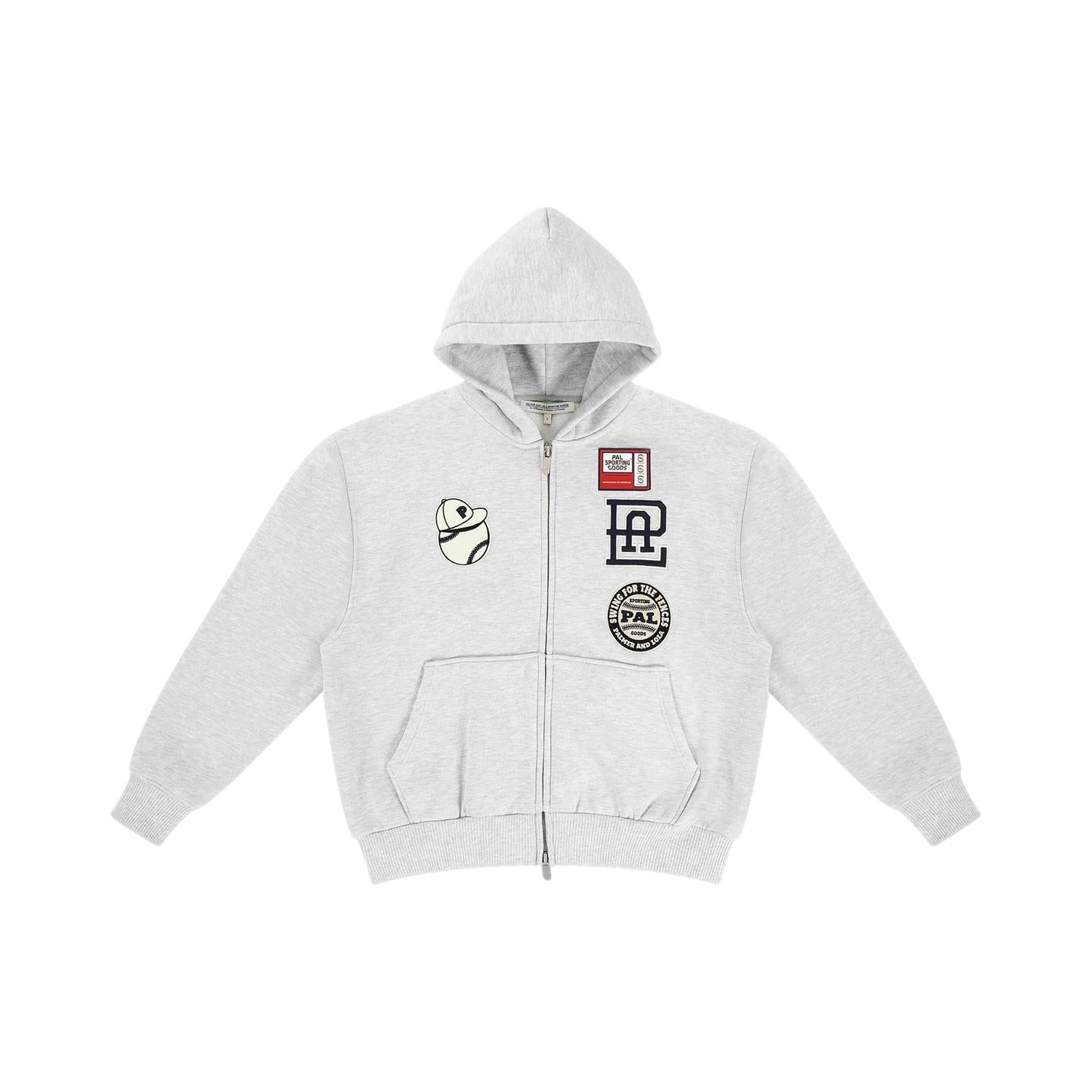 PAL Hit And Run Full Zip Hoody Hettejakke Lys Grå Melert - modostore.no