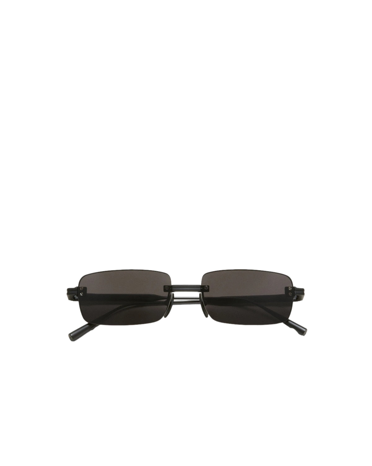 Chimi Eyewear Rimless Parallel Black Solbriller Sort