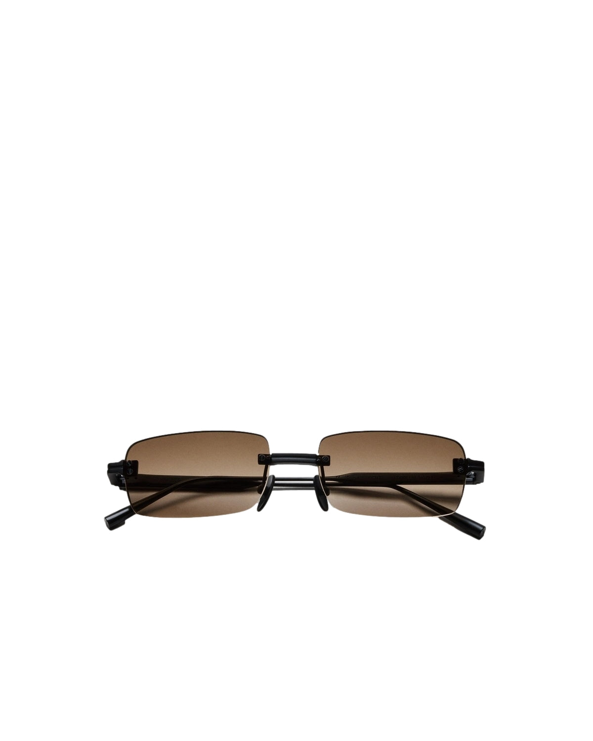 Chimi Eyewear Rimless Parallel Brown Gradient Solbriller Lysebrun