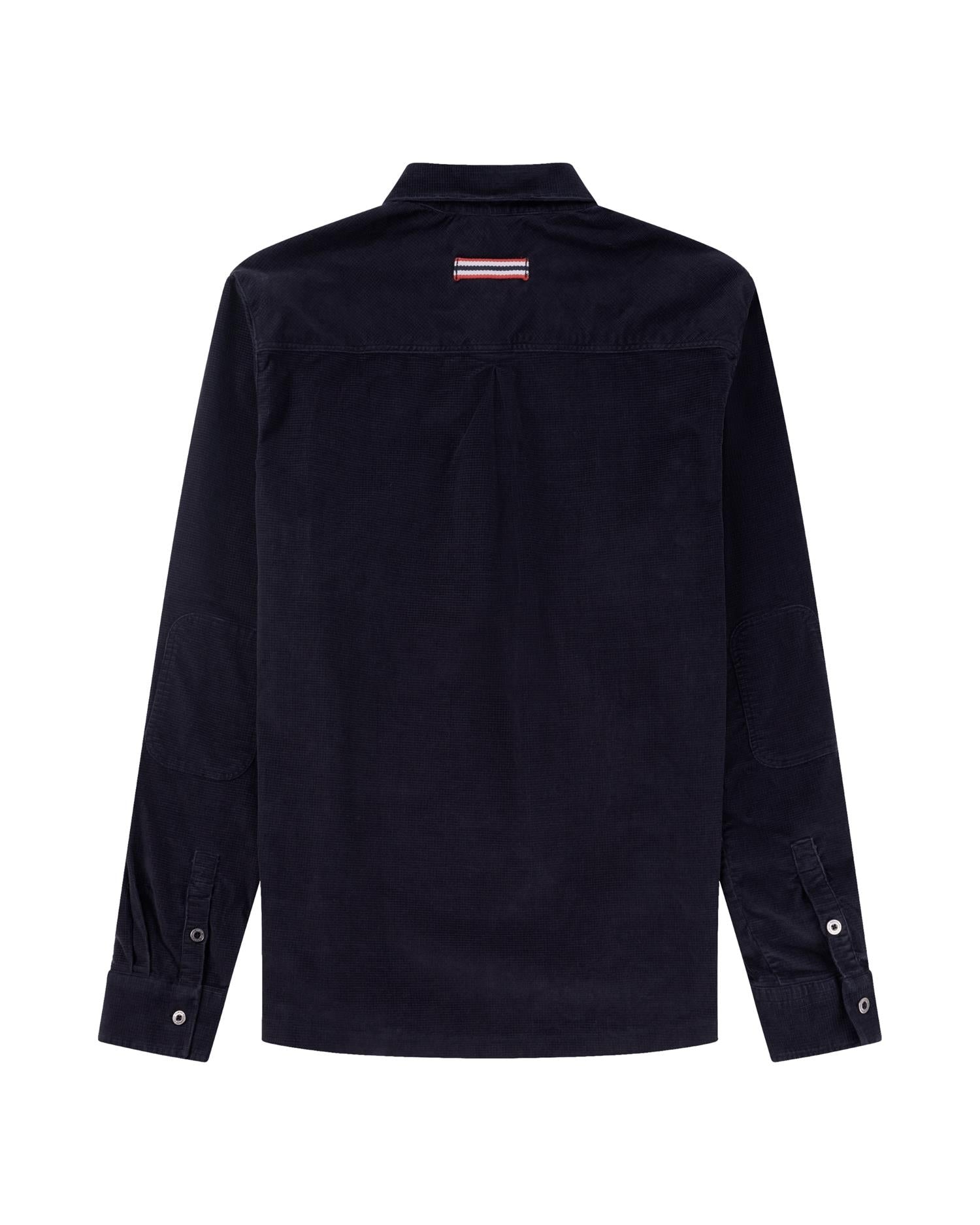 Amundsen Ranger Velvet Half-Zip Shirt Mens Skjorte Navy