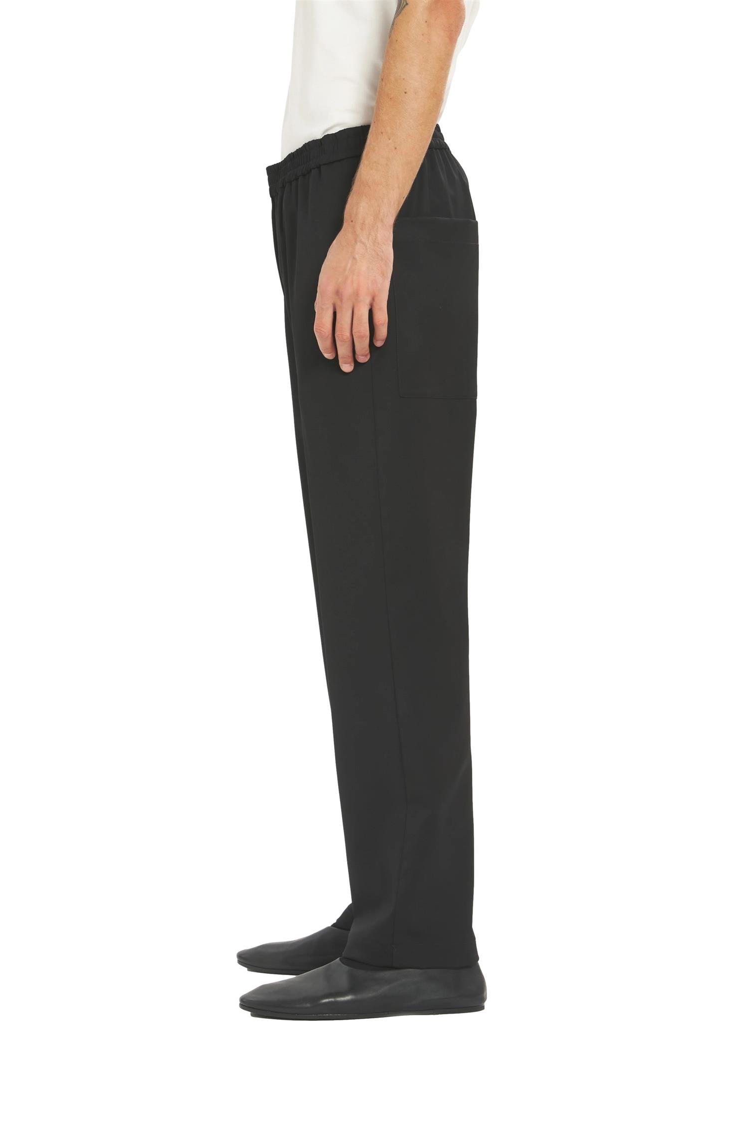 Barena Venezia Pantalona Bativoga Novento Bukse Sort - modostore.no