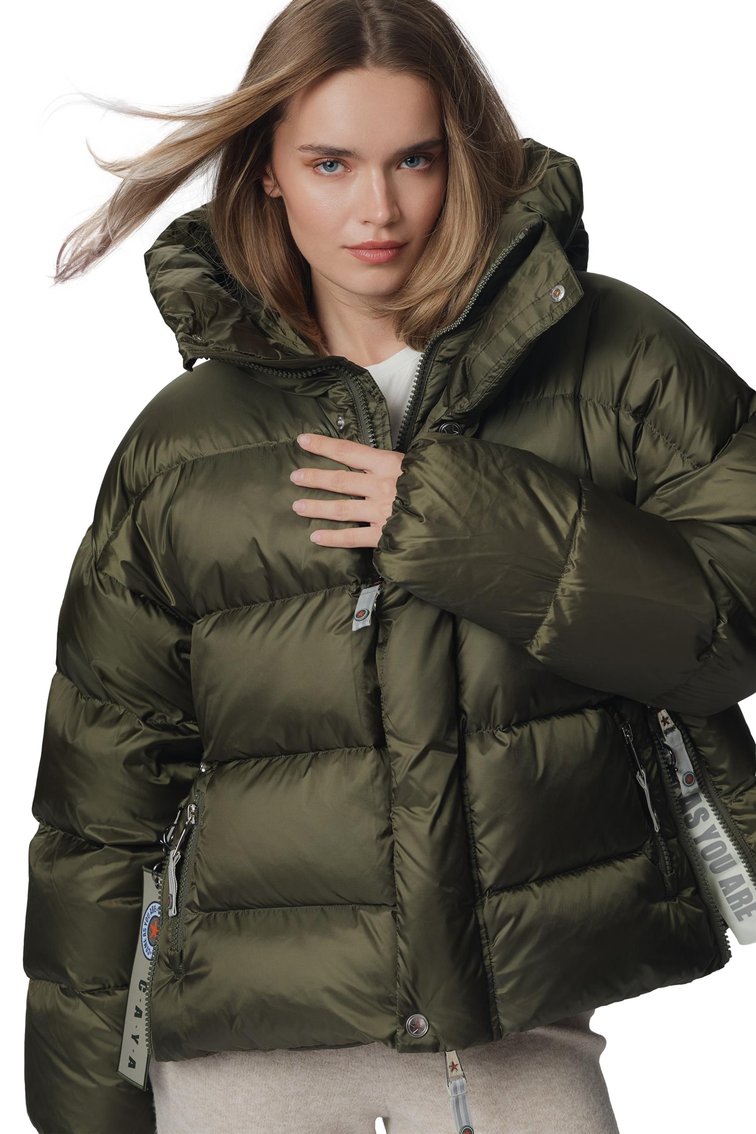 CAYA Ginny Short Pinewood Jakke Grønn