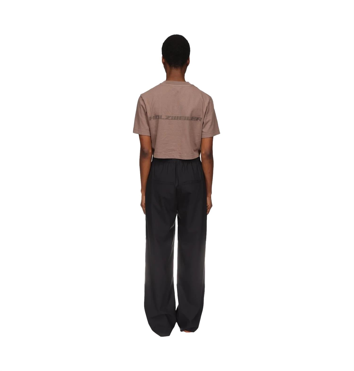 Holzweiler Cyra Pleat Trousers Bukse Sort - modostore.no