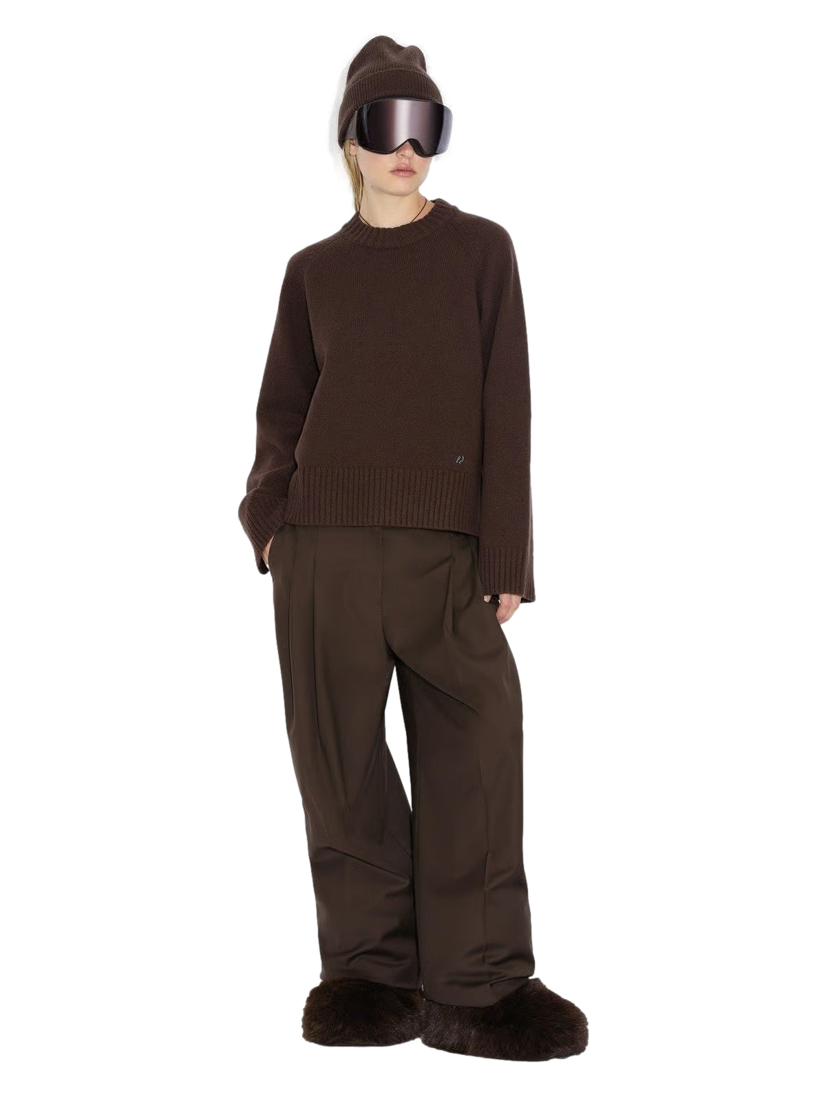 Holzweiler W Wool Crew Genser Brun - modostore.no