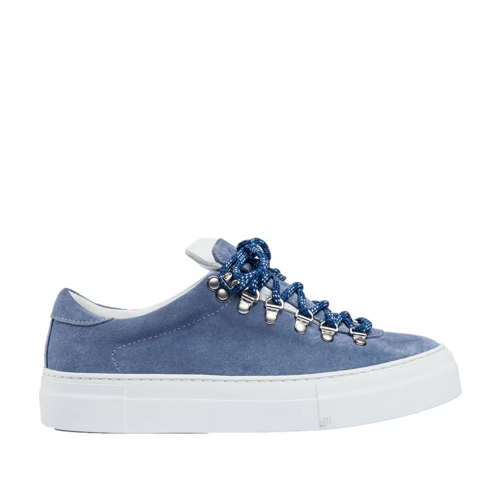 Diemme Marostica Low Platform Blue Sky Suede Sko Lyseblå - modostore.no