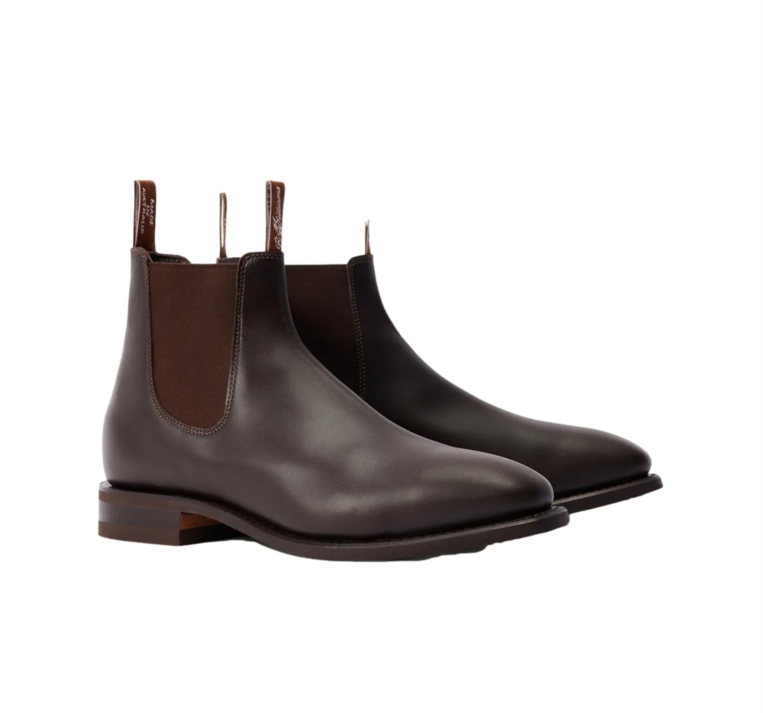 R.M. Williams Comfort Craftsman Boot Yearling Chestnut Boots Mørkebrun