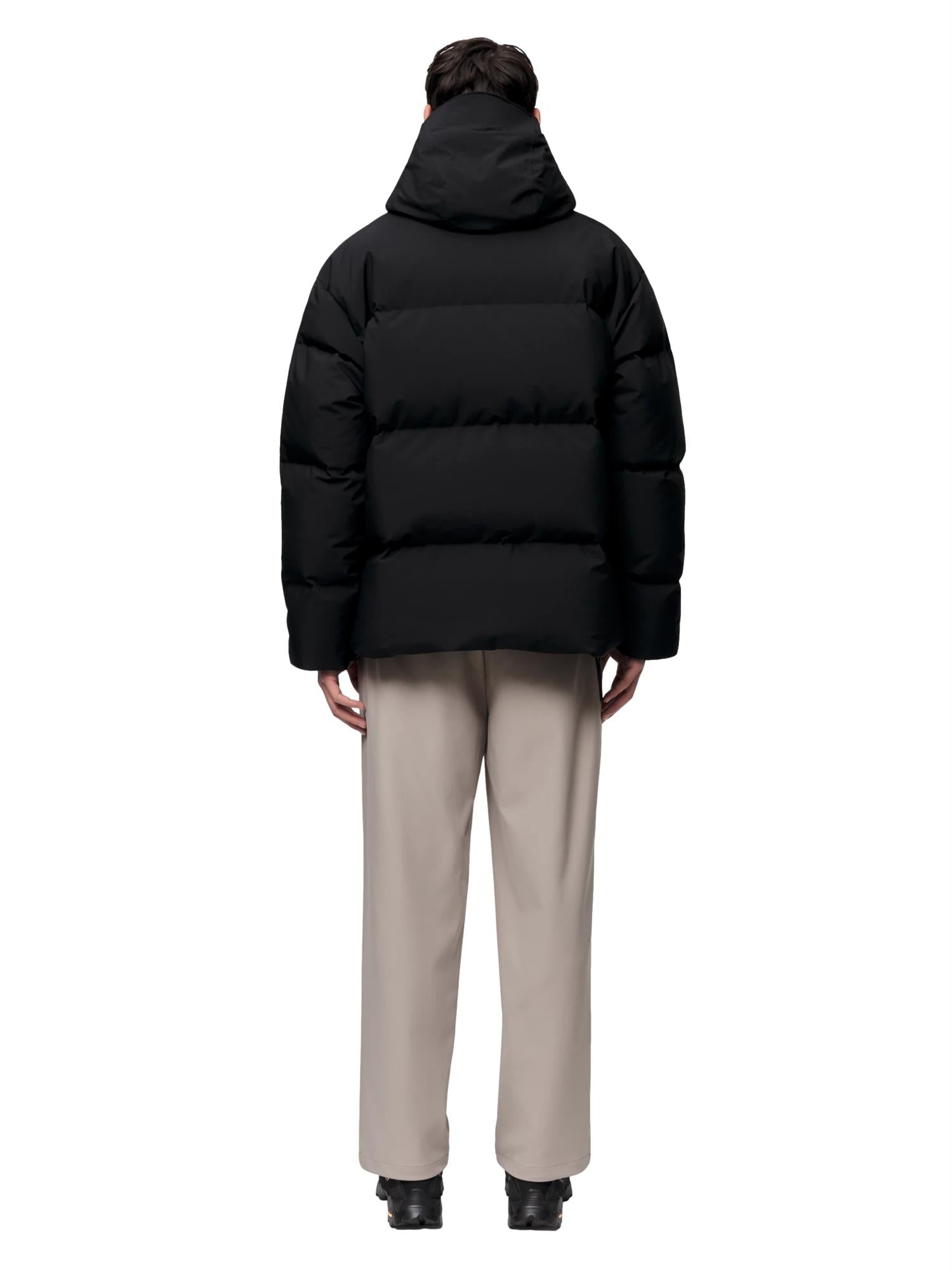 Blæst Grotli Down Jacket Black Jakke Sort