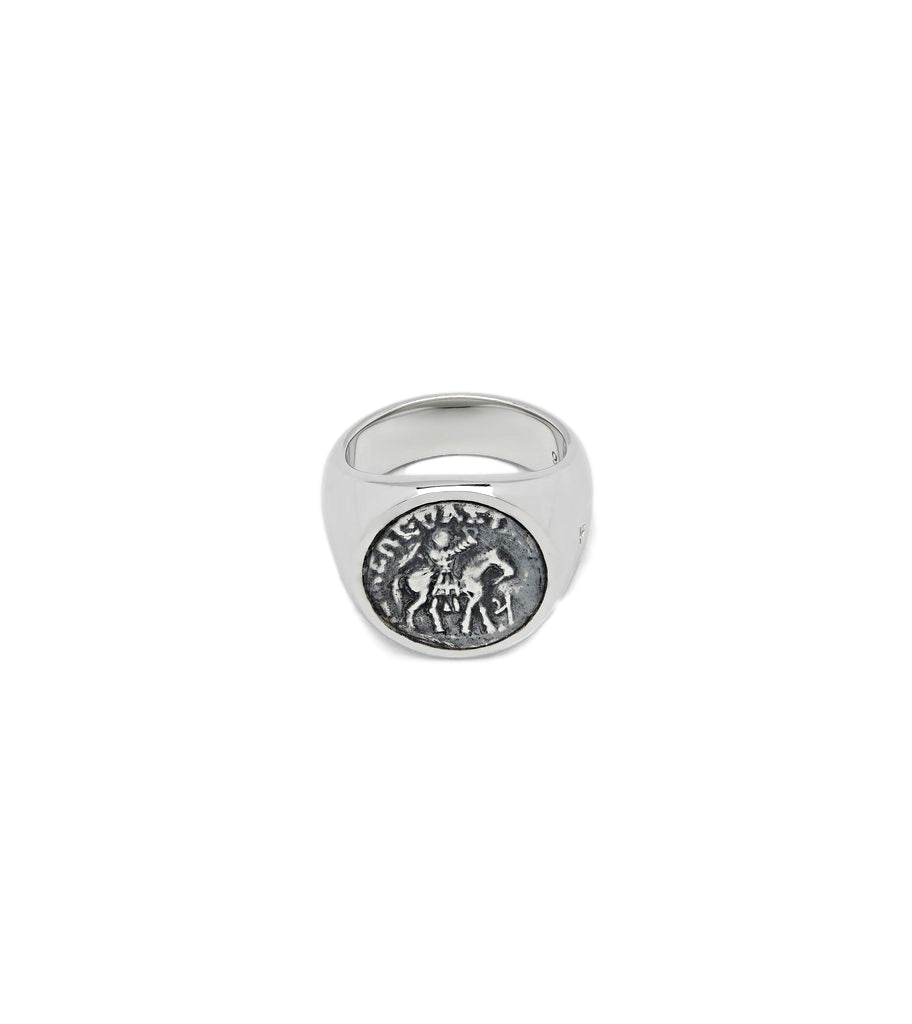 Tom Wood Jewellery Coin Ring Silver Ring Sølv - modostore.no