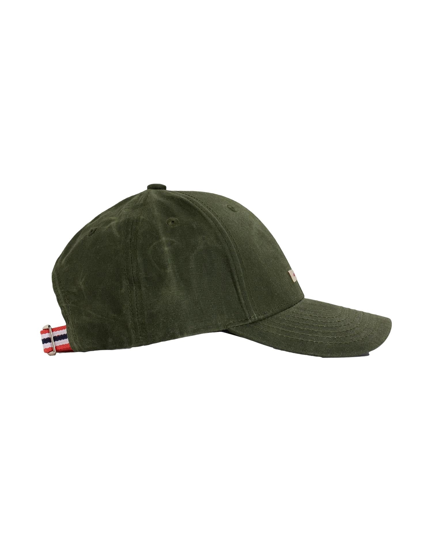 Amundsen Waxed Cotton Cap Caps Oliven