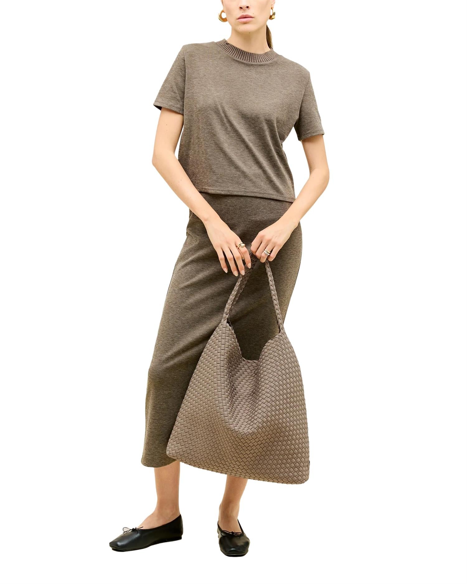 Naghedi Nomad Hobo Large Veske Lysebrun