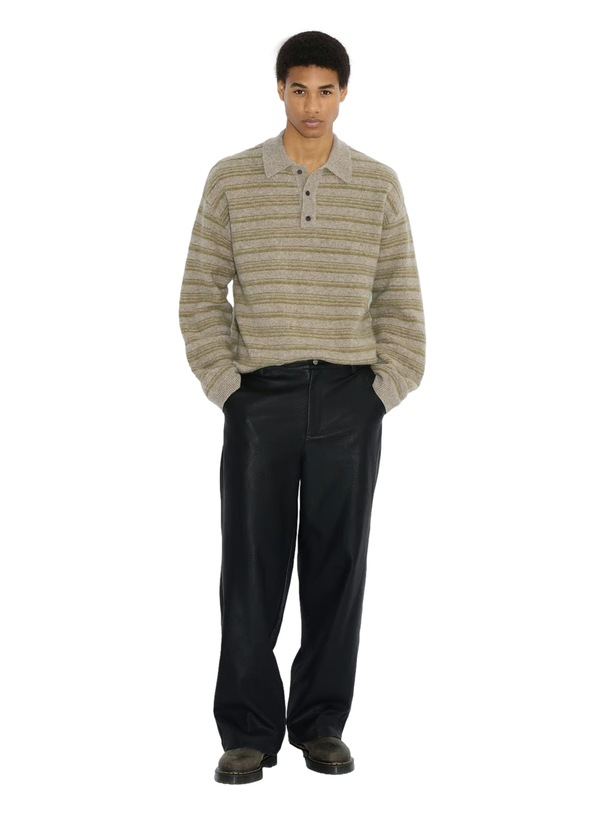 Holzweiler Ollie Wool Polo Genser Lysebrun