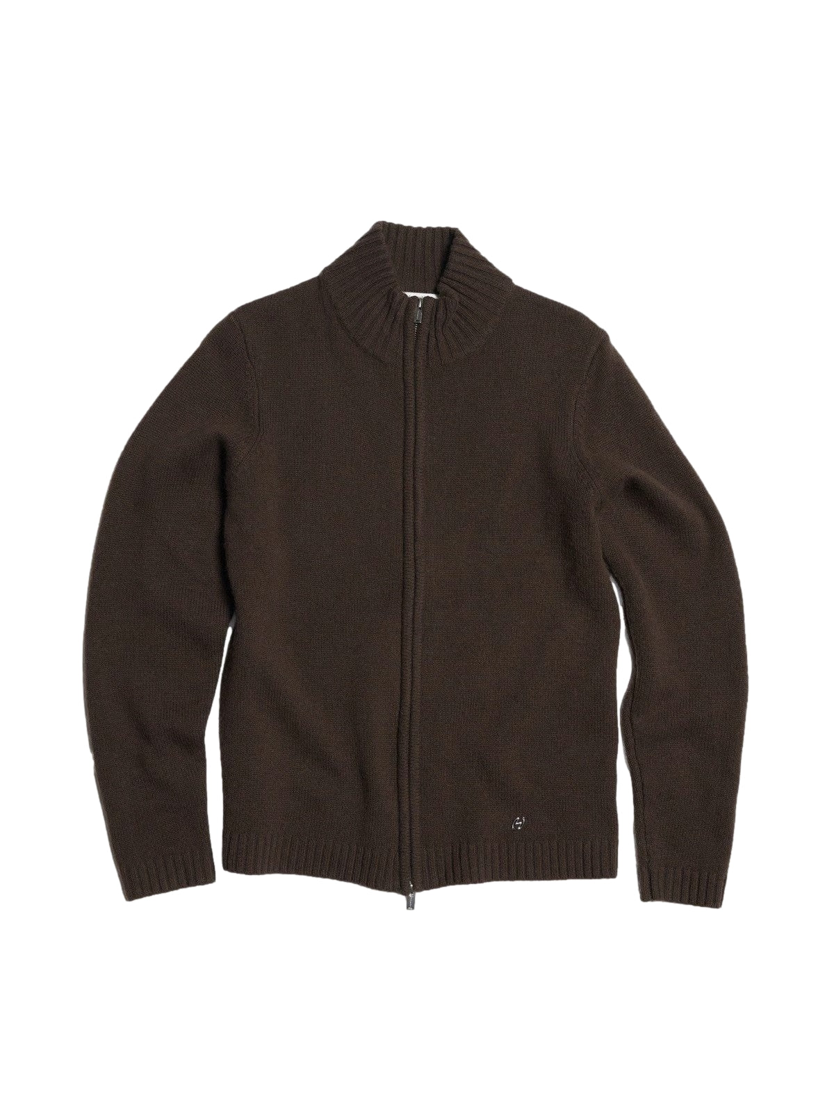 Holzweiler M Wool Zip Cardigan Cardigan Brun - modostore.no