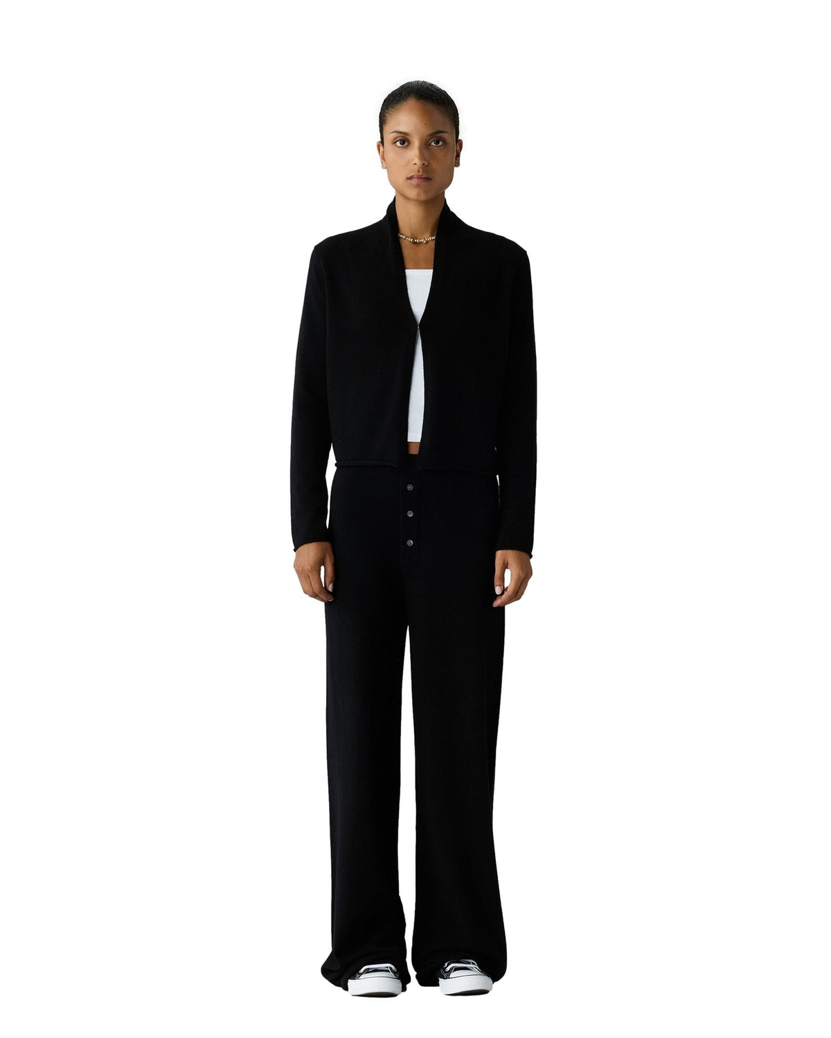 Guest In Residence Stealth Cardigan Black Cardigan Sort