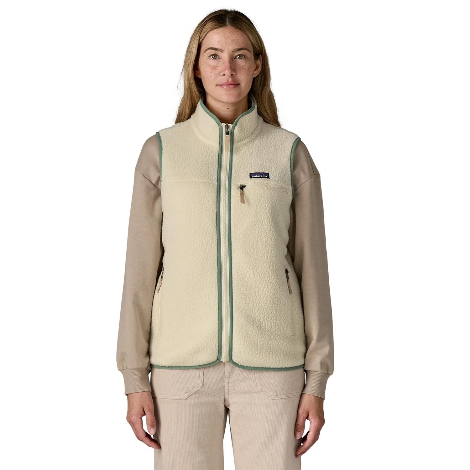 Patagonia W's Retro Pile Vest Vest Off-White