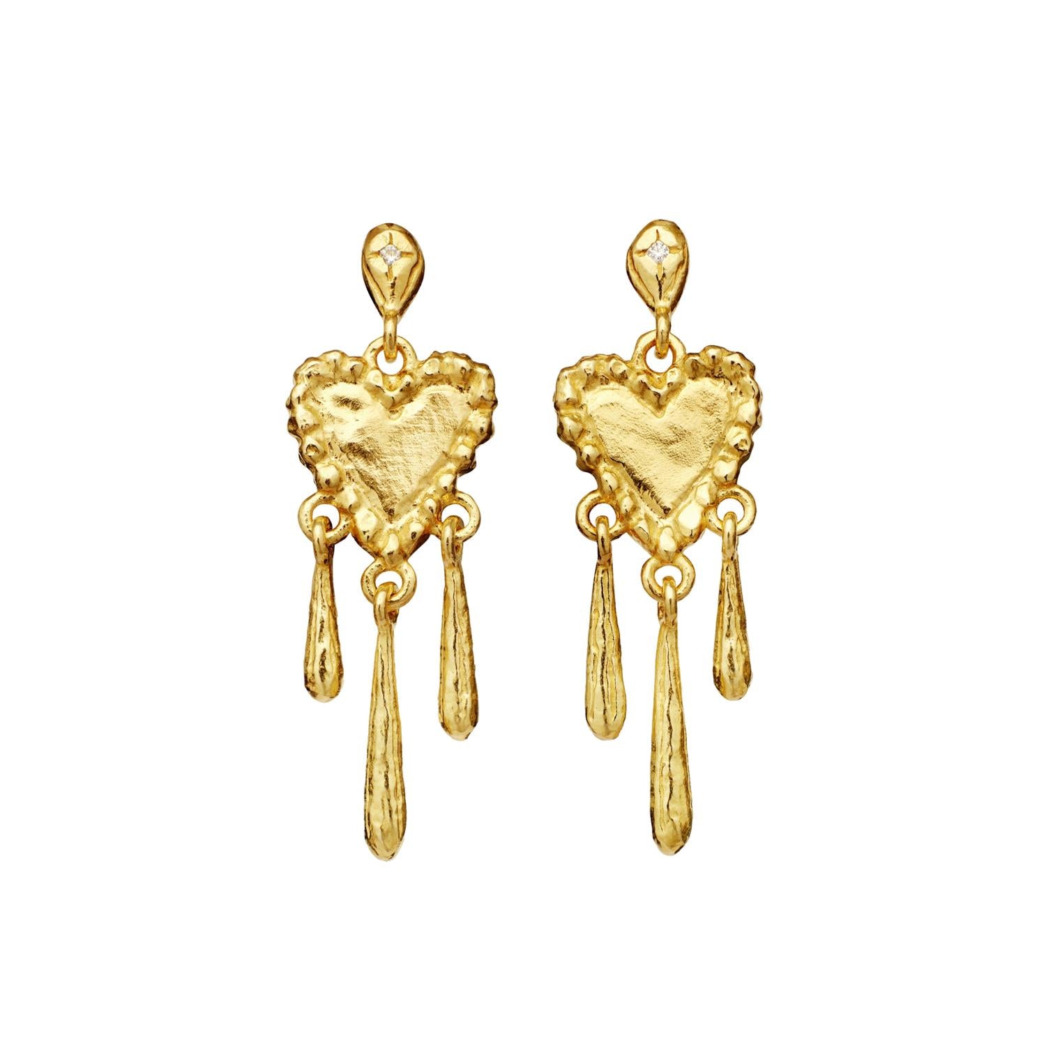 Maanesten Trista Earrings Øredobber Gull