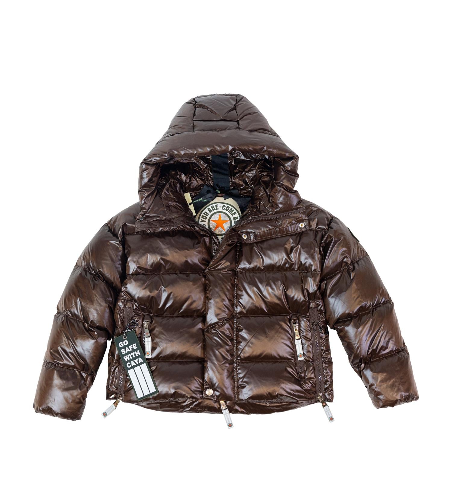 CAYA Ginny Short Coffee Jakke Mørkebrun