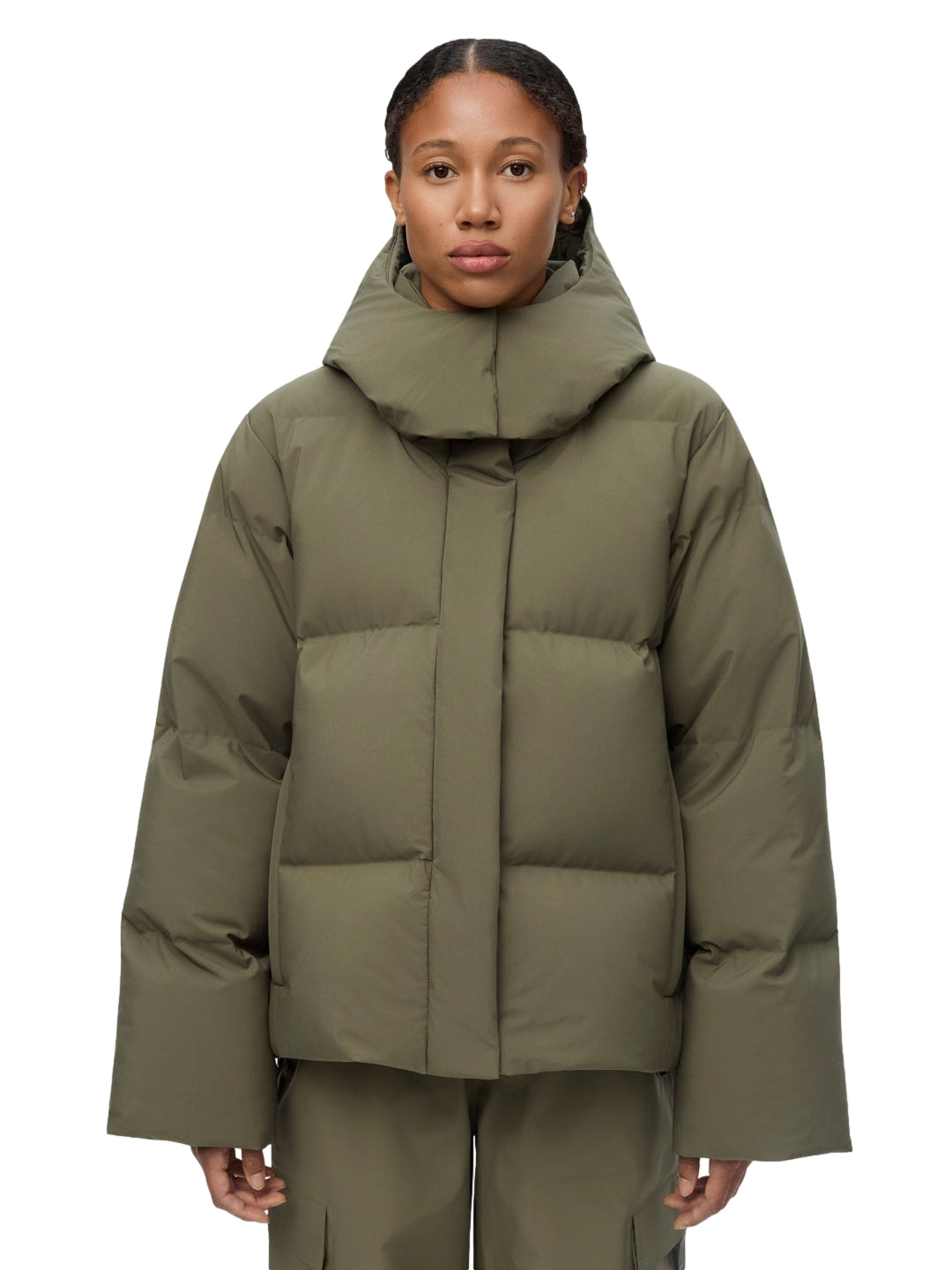 Blæst Selje Down Jacket Grape Leaf Jakke Grønn