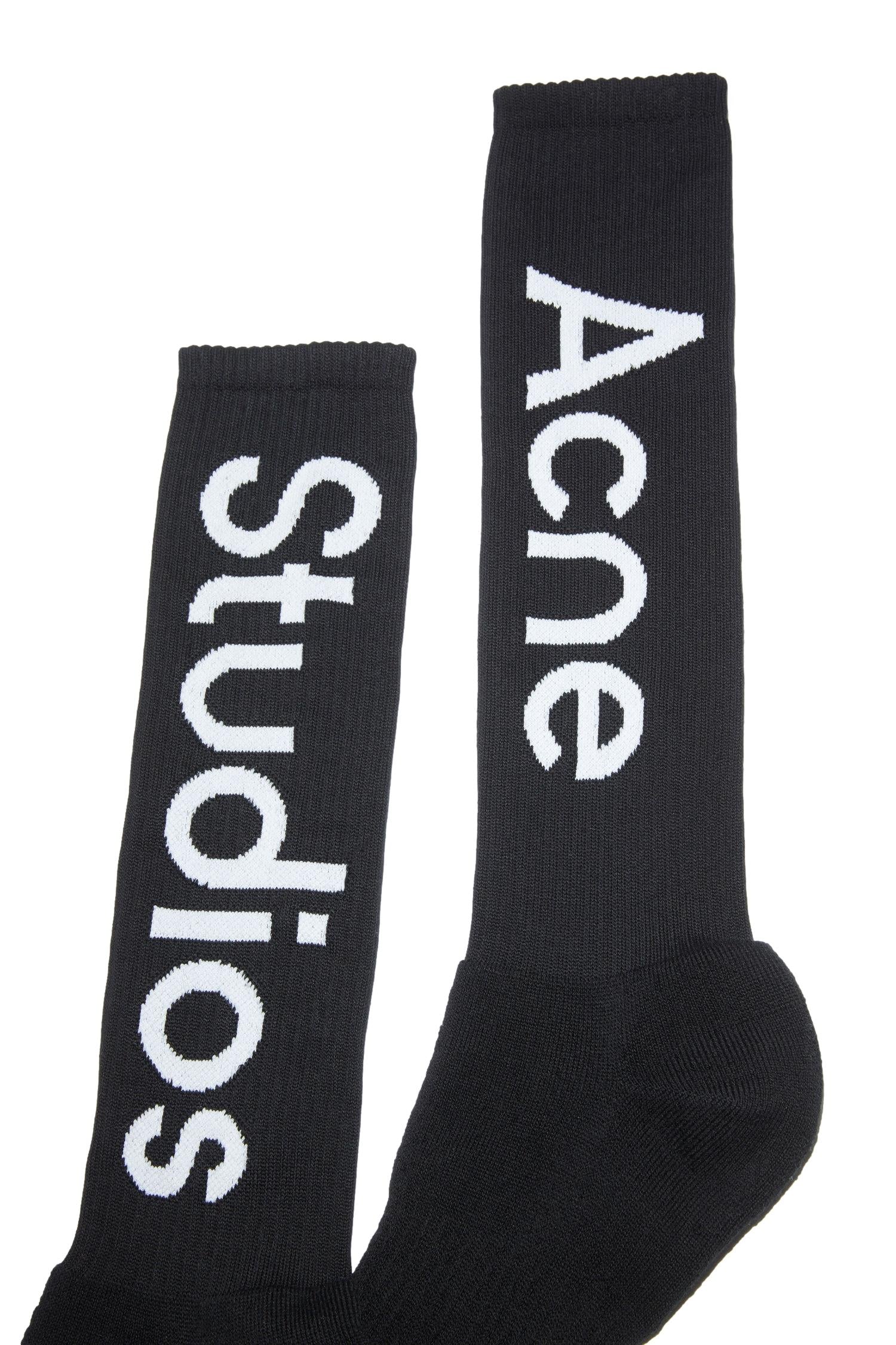 Acne Logo sock Sokker Sort